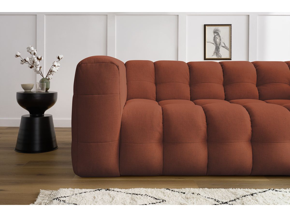 Bobochic Cloud Sofa 3-Sitzer Stoff Orange