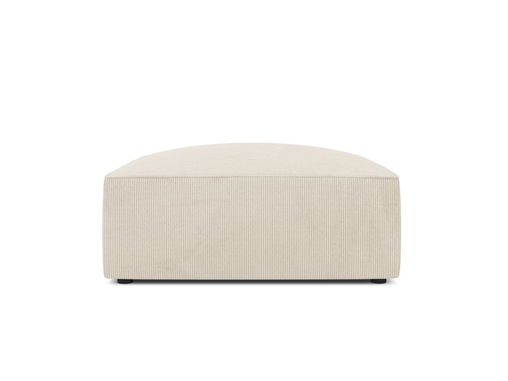 Cosmopolitan Design Pouf Siena Kord Scala Helles Beige