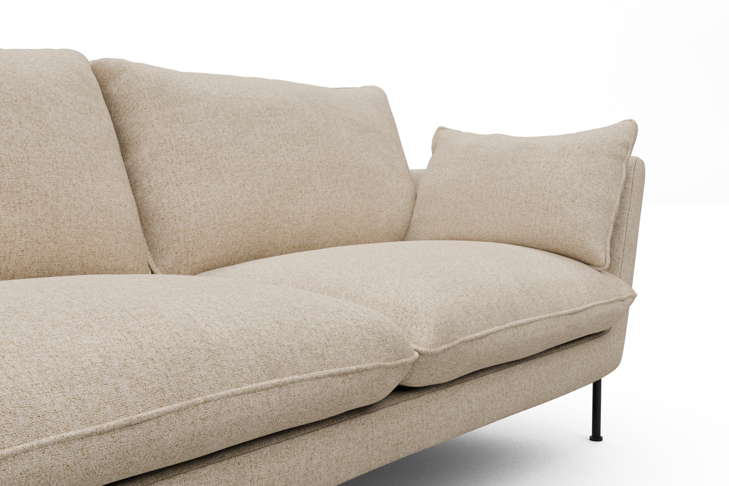 Sofa Anton 2-Sitzer Casone-Natural-Beige