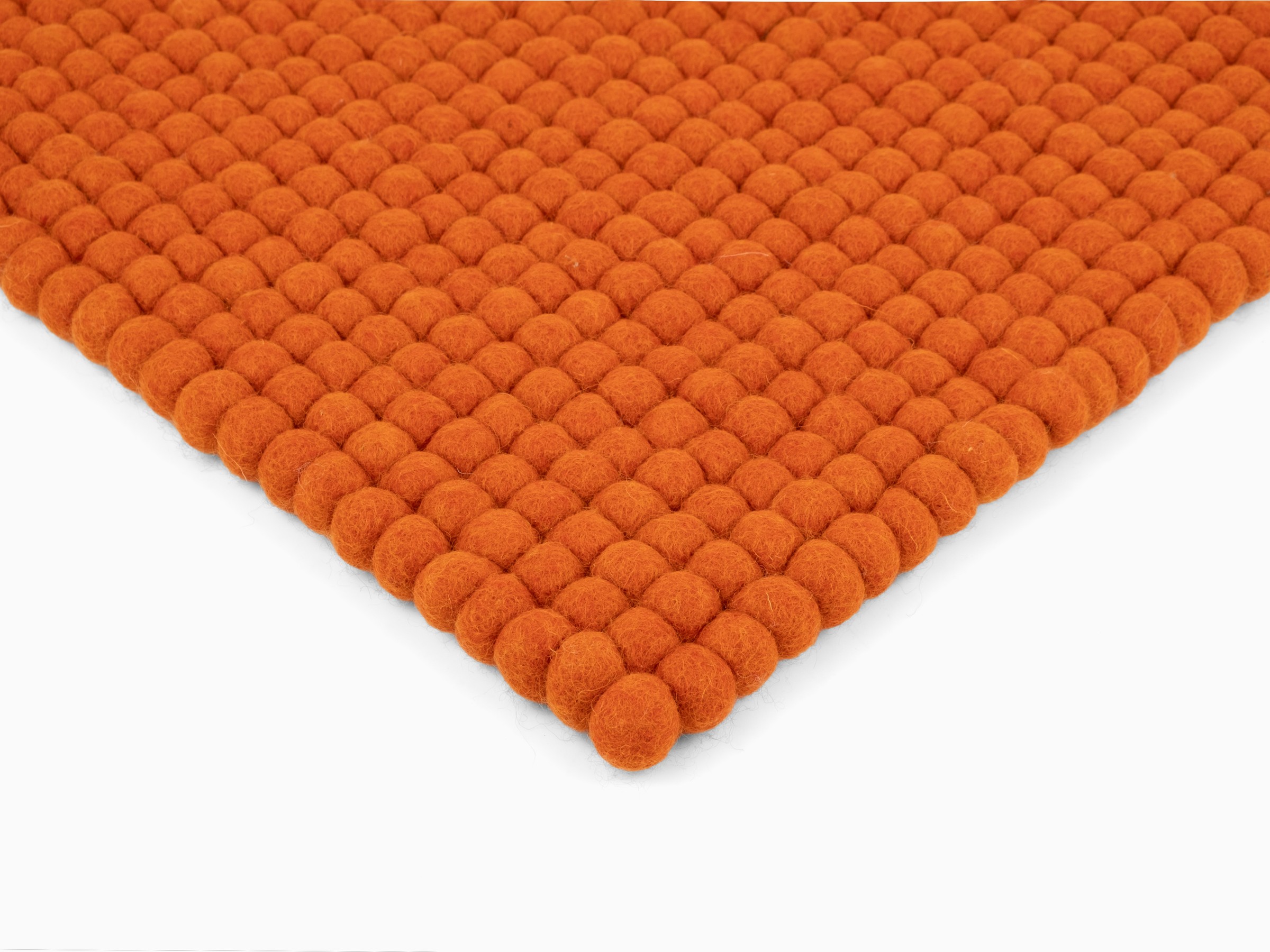 myfelt Afra Filzkugel-Sitzauflage Orange 36 x 36 cm