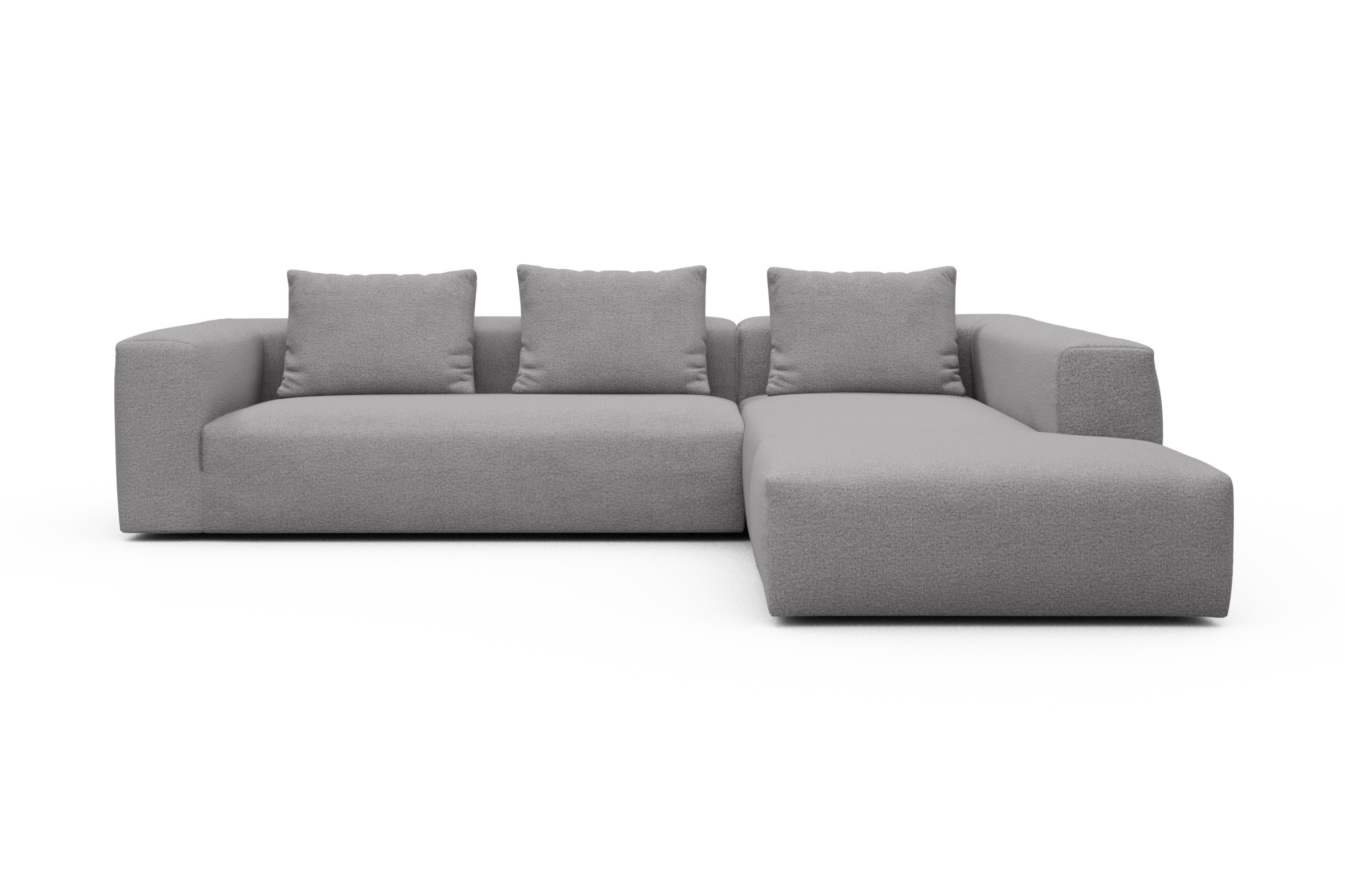 Skandi Home Ecksofa Fred Relax-Ecke rechts mit 2,5-Sitzer Sama-Grey moebelfaktor