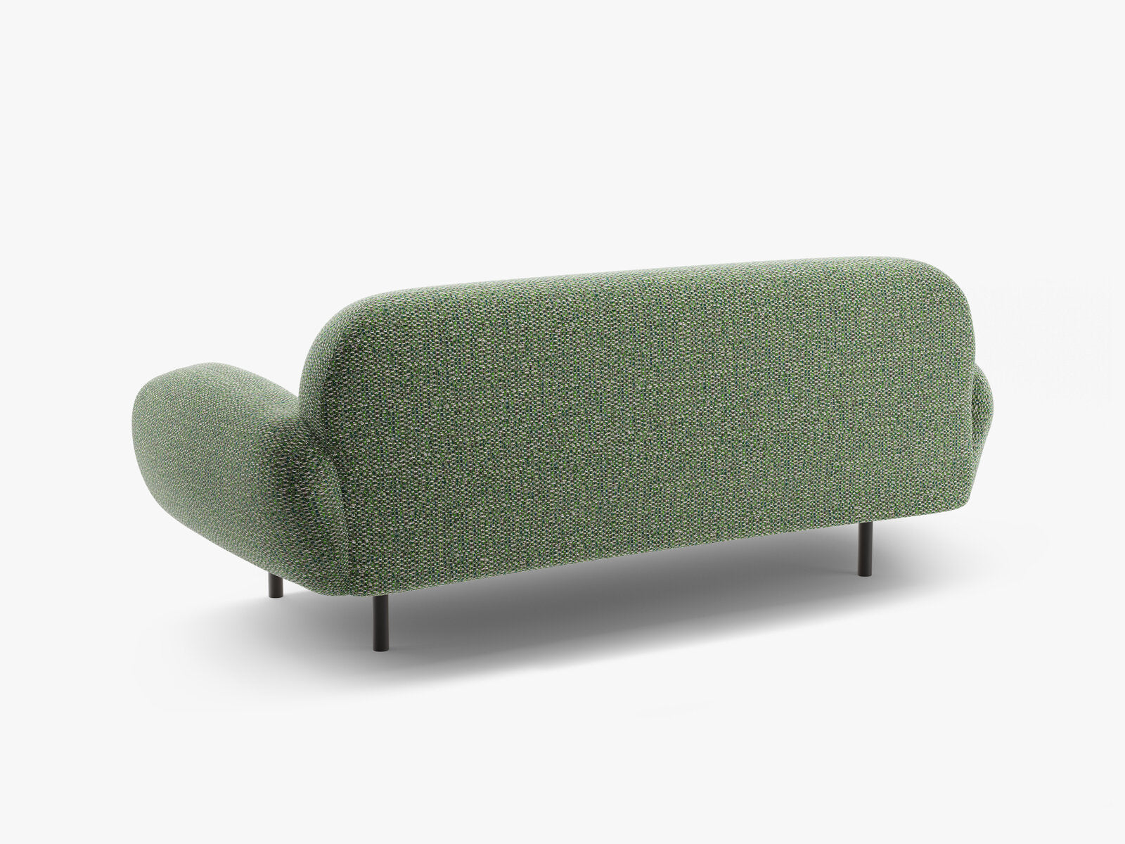 Micadoni Sofa Poppy 2-Sitzer große Version Chenille Silencio Grün