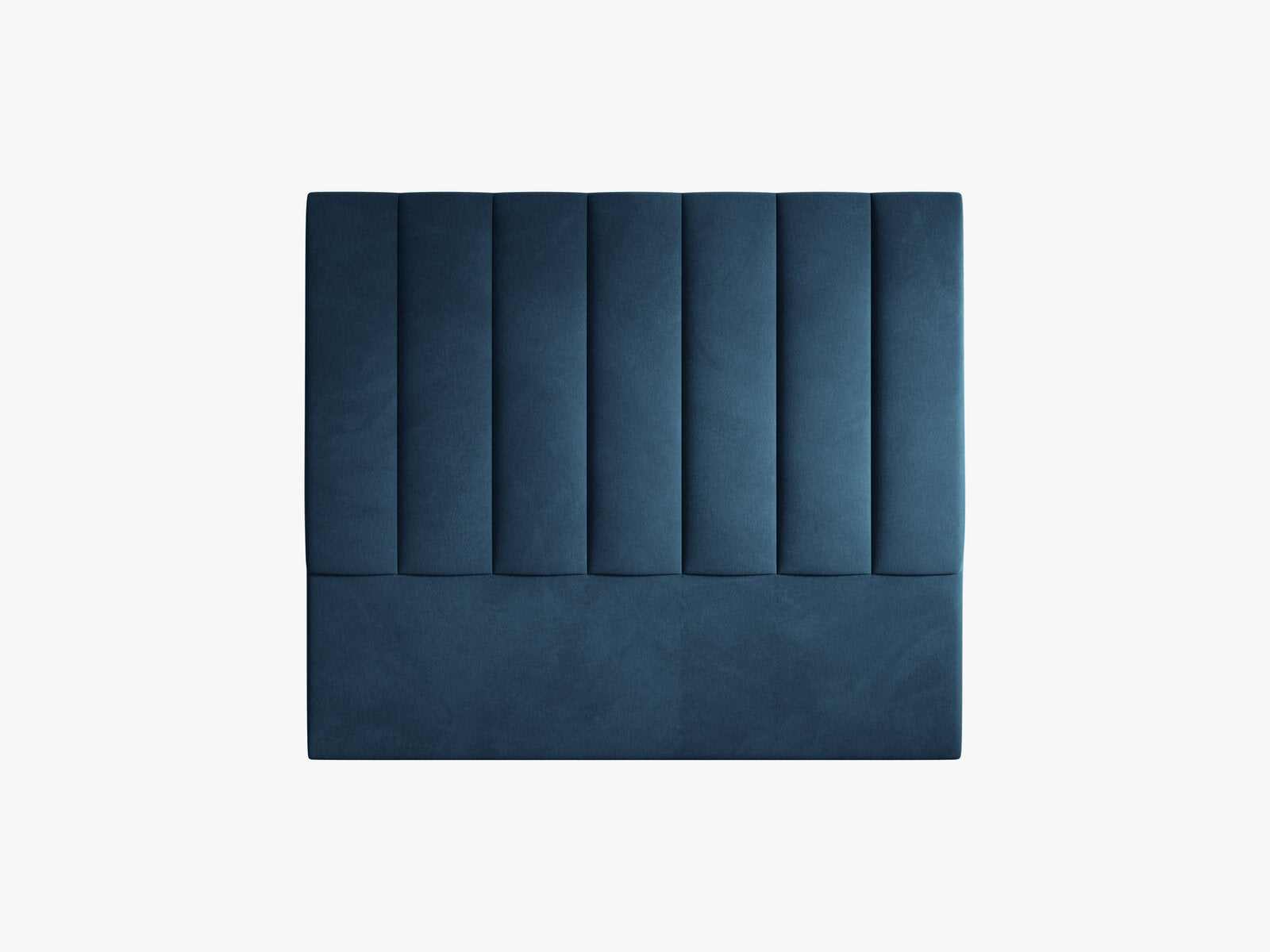 Micadoni Marl Polster-Kopfteil Samt Magic Velvet Marineblau 140x120