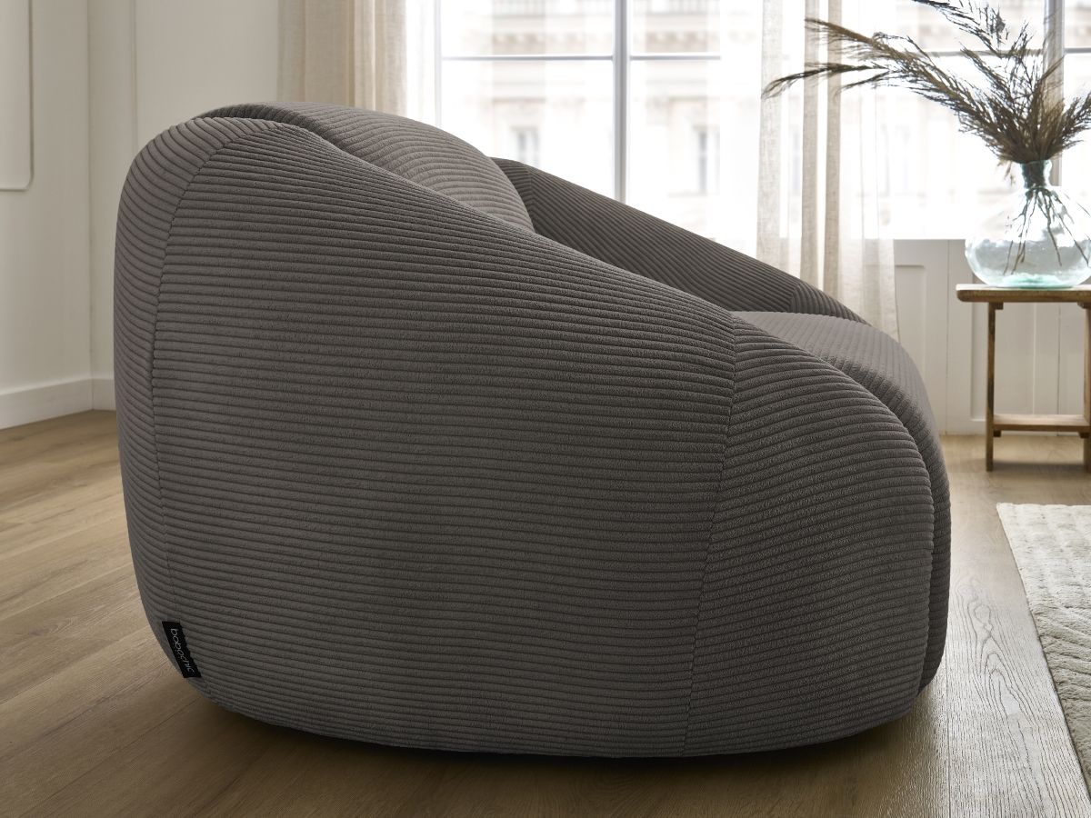 Bobochic Tina Sessel Cordsamt Taupe