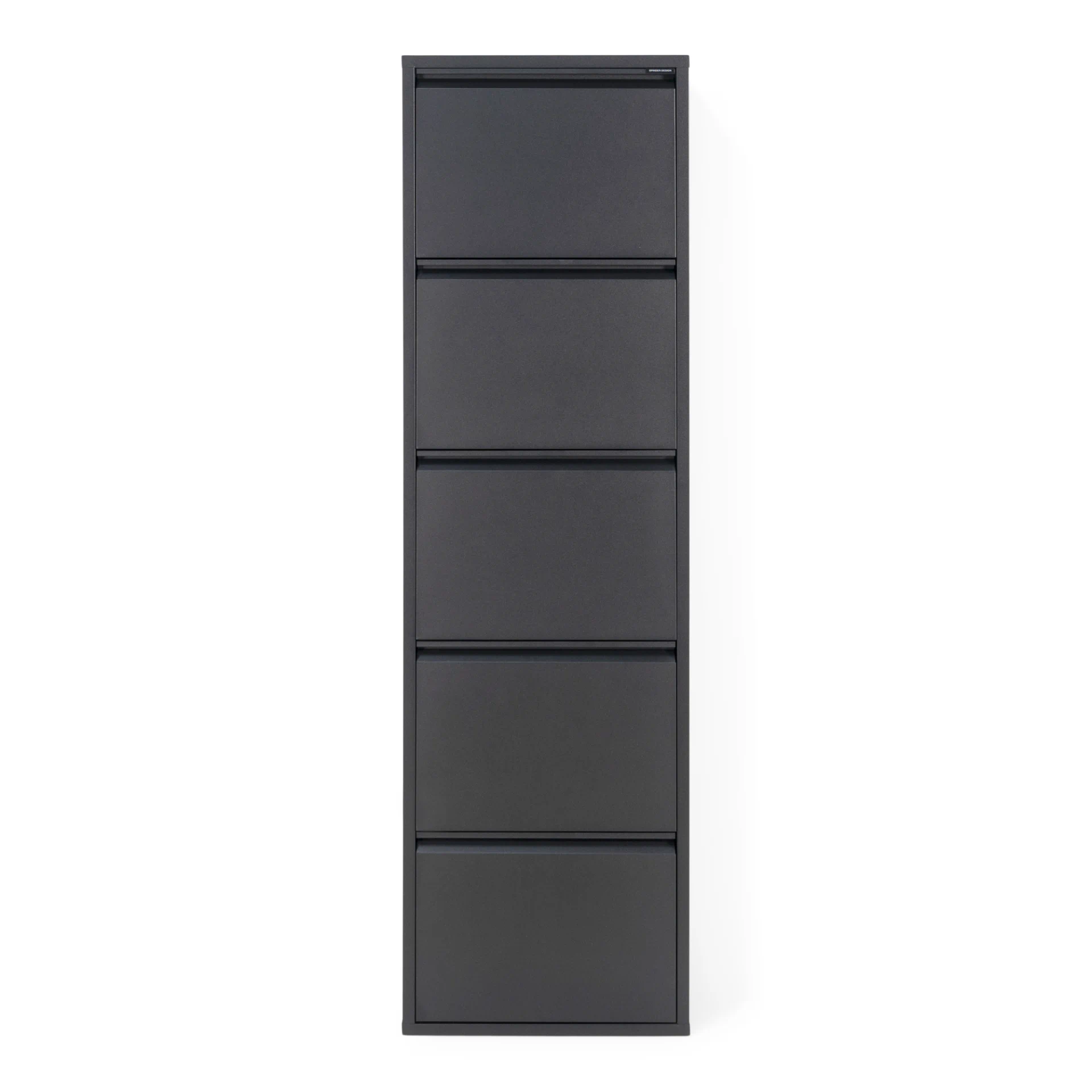 Spinder Design Billy 5 Schuhschrank Schwarz
