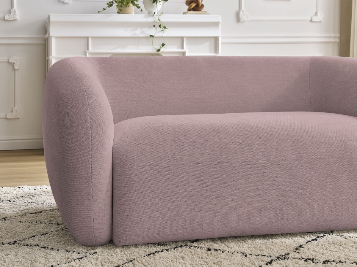 Bobochic Celine Sofa 2-Sitzer Stoff Rosa