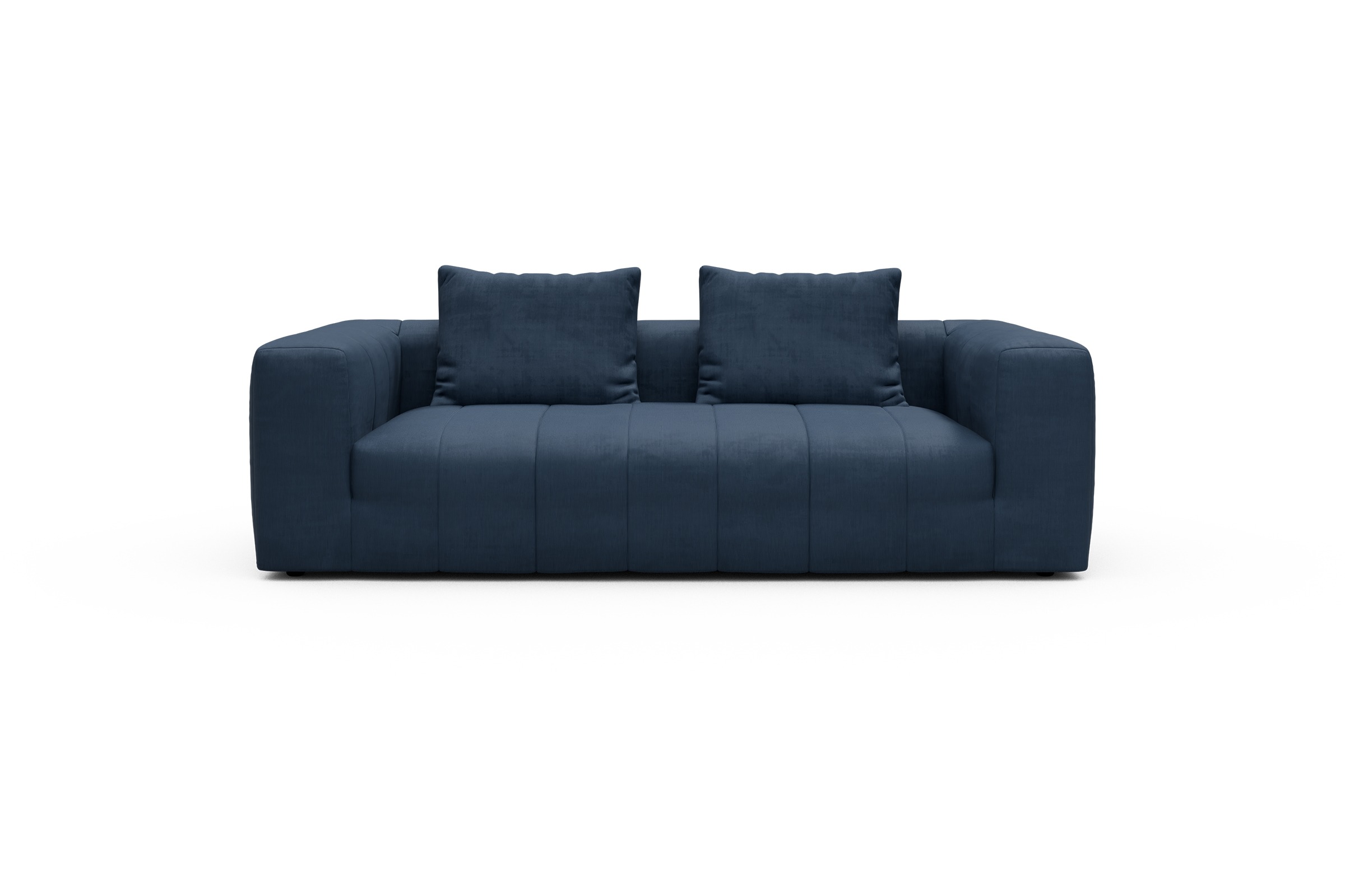 Hugo 3-Sitzer Cordufine-Royal-Blue moebelfaktor
