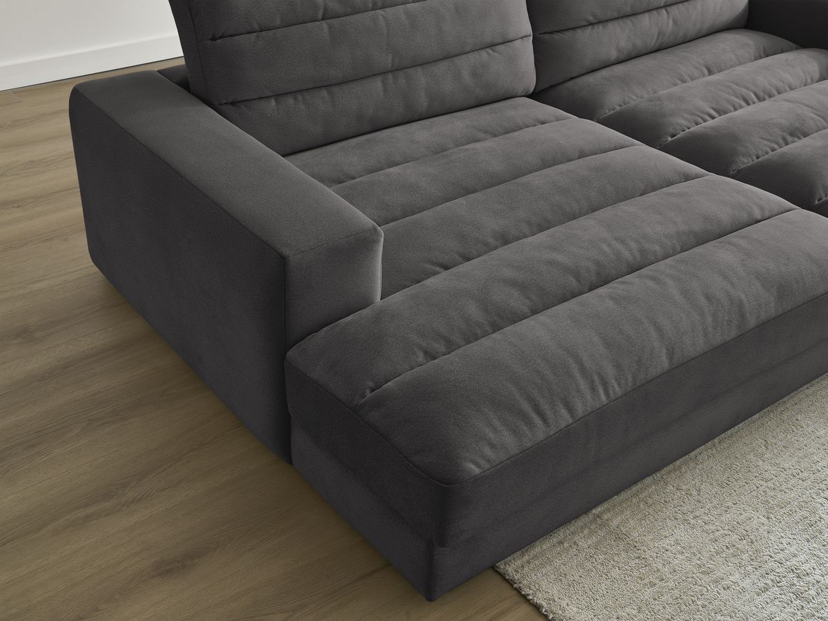 Bobochic Sierra Sofa 4-Sitzer Samt Schwarz