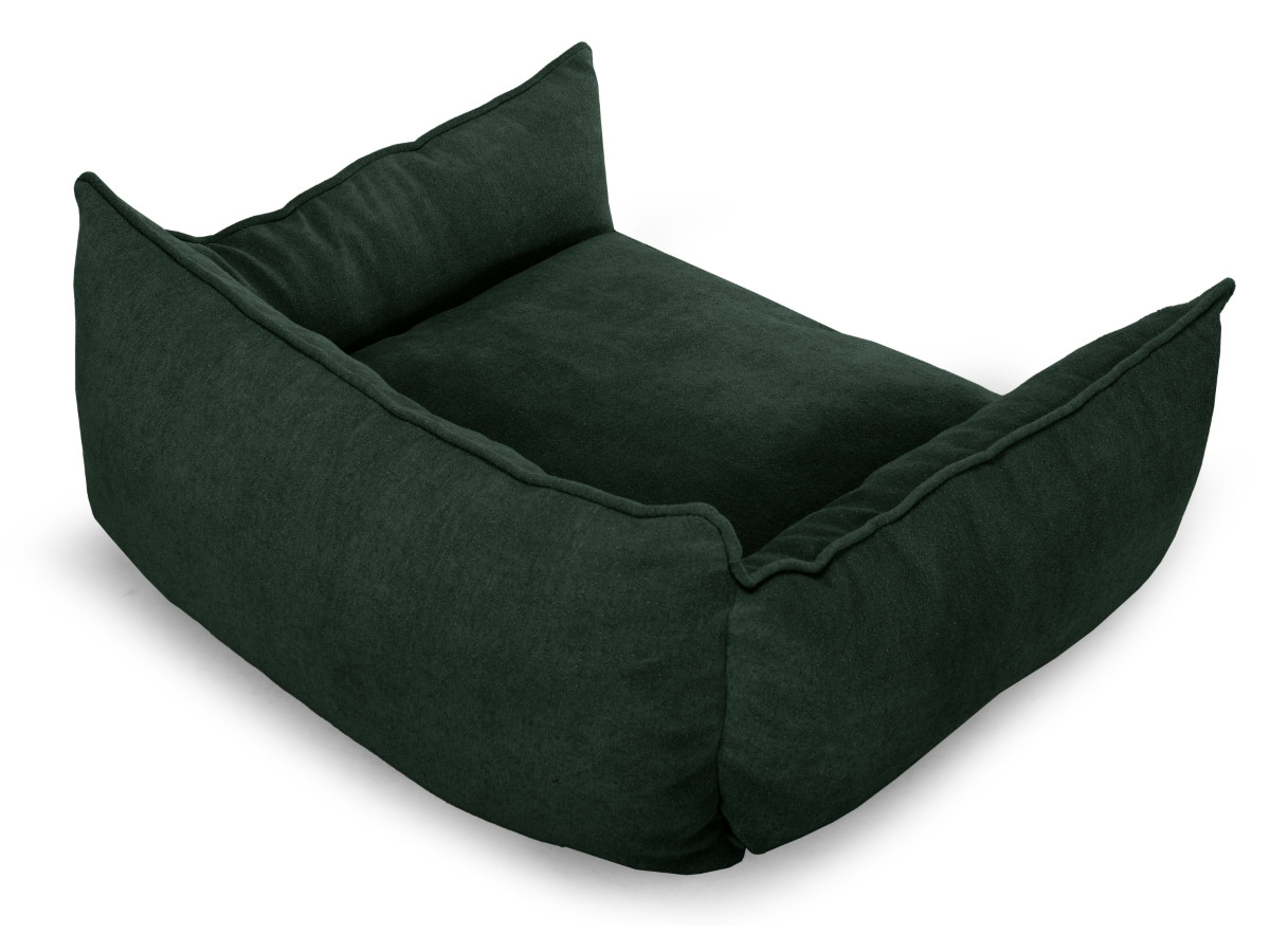 Bobochic Pluto Hundekorb Strukturstoff Grün, Größe M (65 cm)