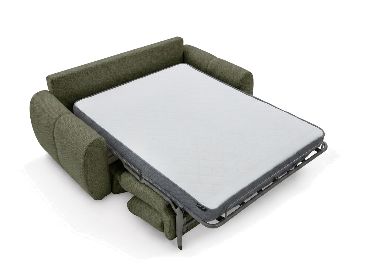 Bobochic Fuji Schlafsofa 3-Sitzer Stoff Grün