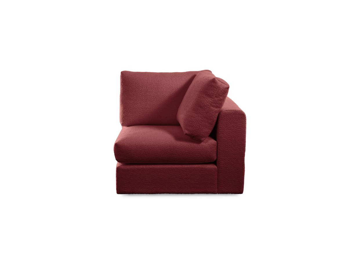 Bobochic Paris Eckmodul Bouclé-Stoff Rot