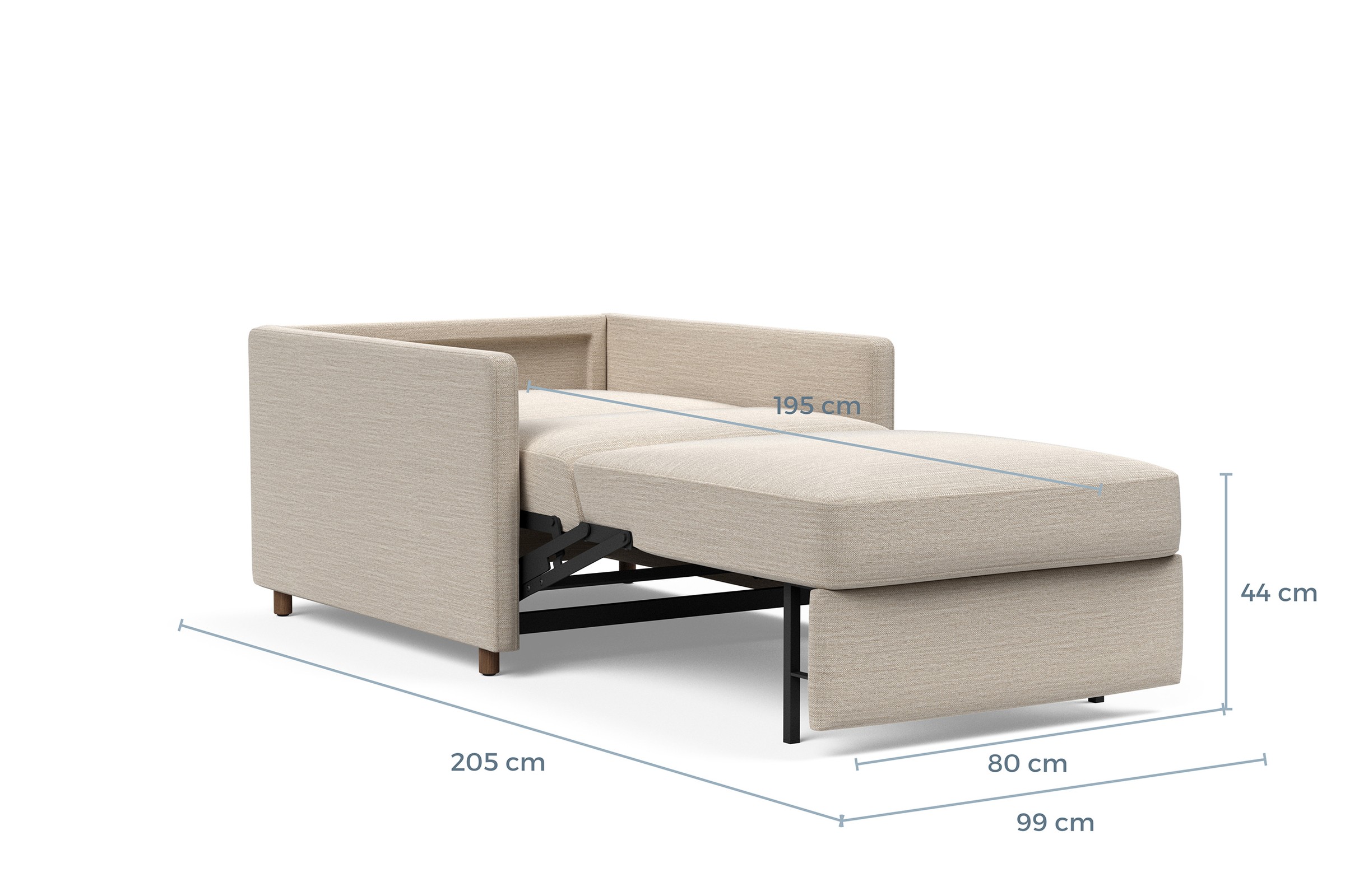 Schlafsessel Neah mit Slim-Armlehnen