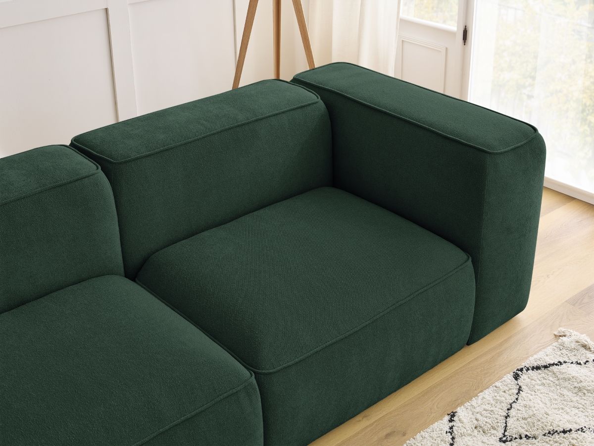 Bobochic Zephyr Sofa 2-Sitzer Strukturstoff Grün