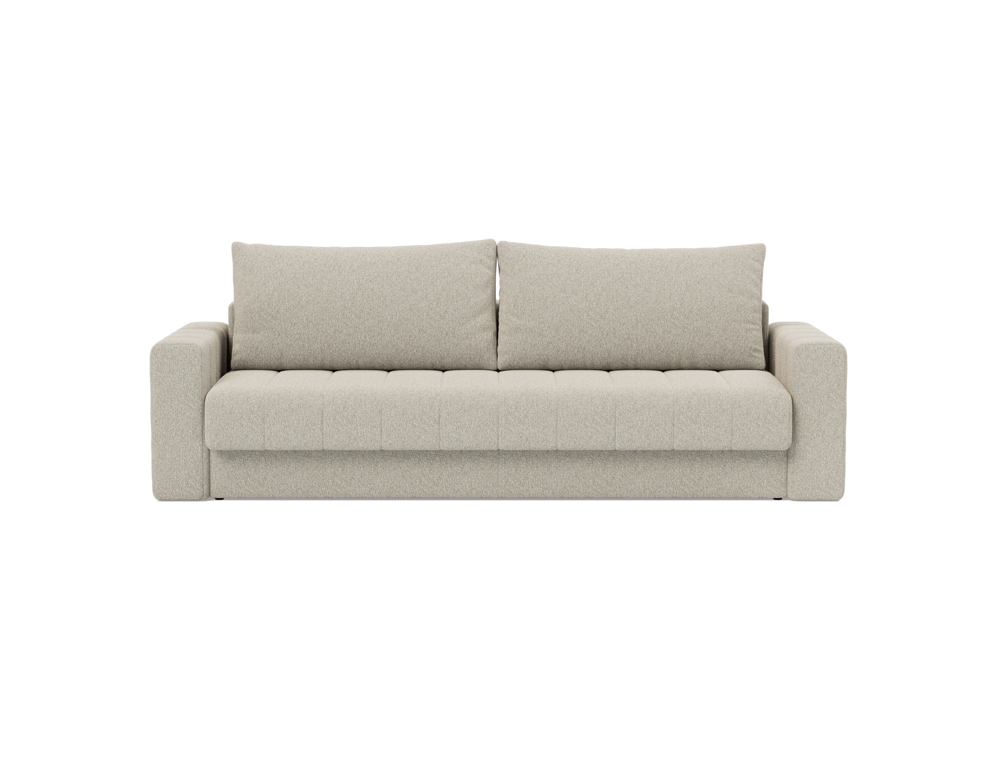 Schlafsofa Akello mit Armlehnen Boucle Skandi 539-Beige
