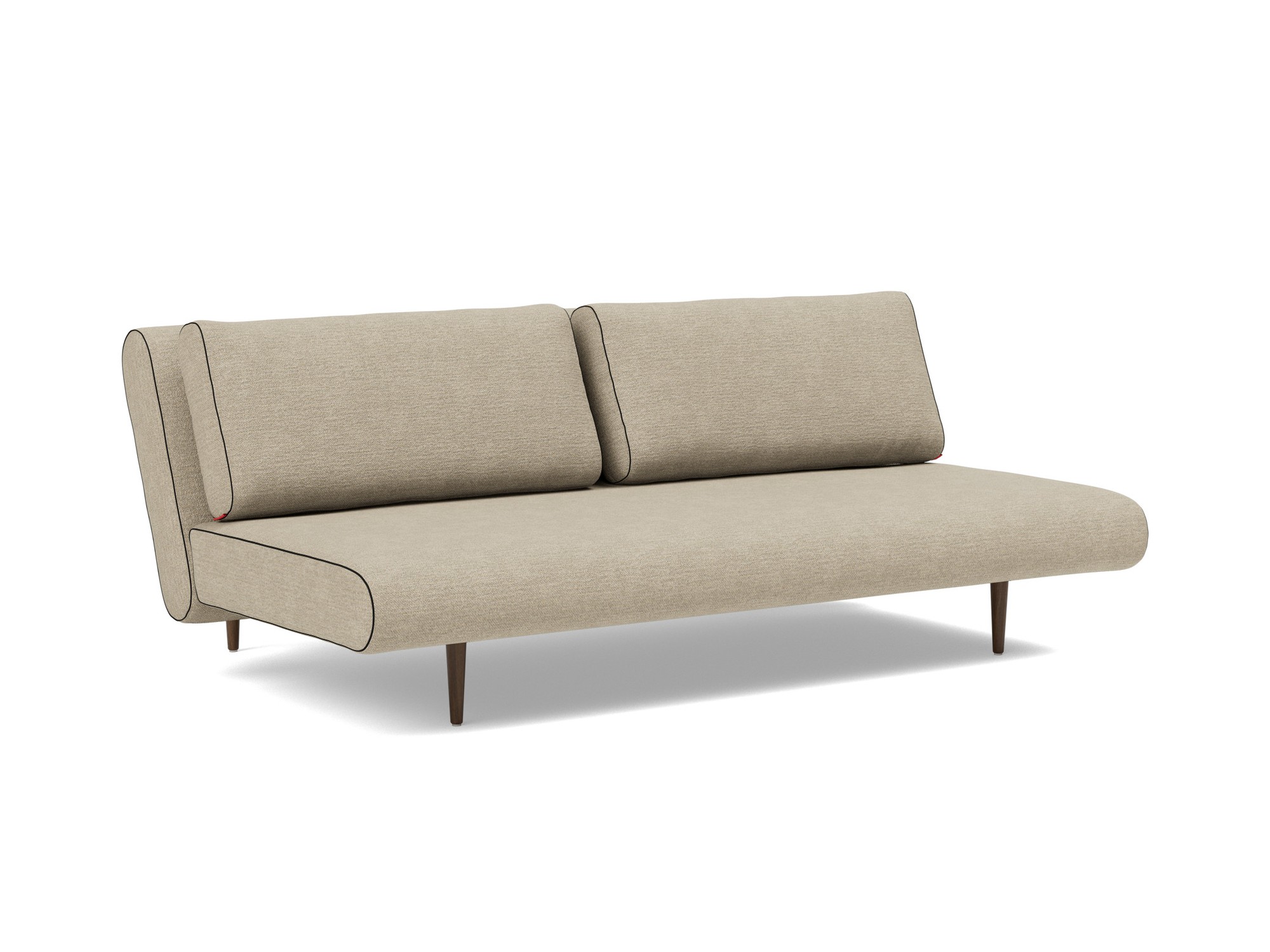 Schlafsofa Unfurl Lounger Strukturierter Stoff Taura 356-Sand