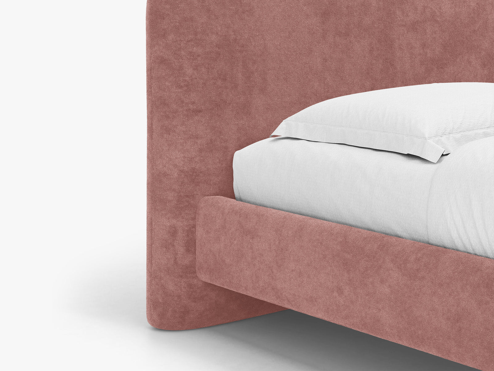 Micadoni Vera Bett mit Kopfteil Chenille Perfect Harmony Rosa 180x200