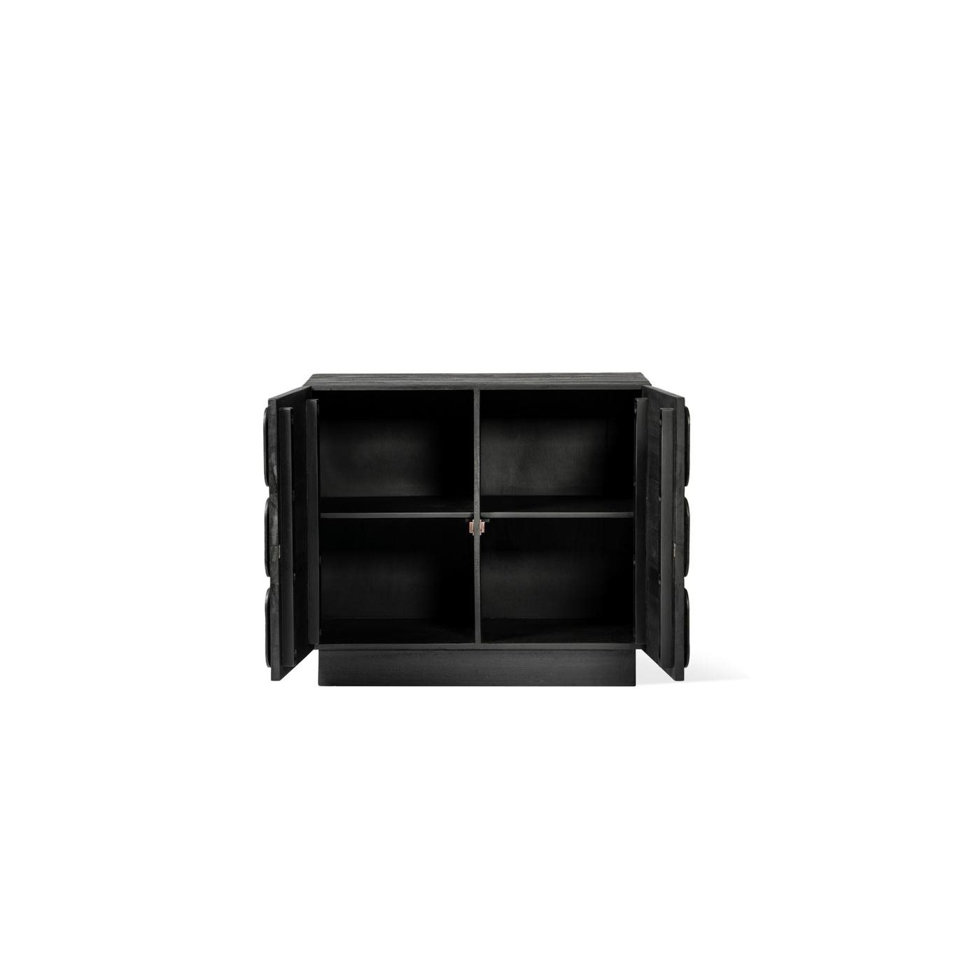 Jesper Home Sideboard Sirkka Black 2 Türen