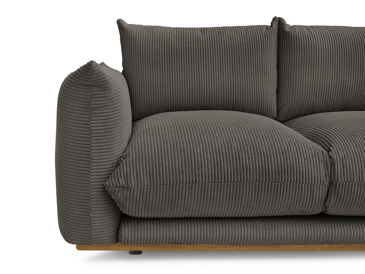 Bobochic Ernest Sofa 2-Sitzer Cordsamt Taupe