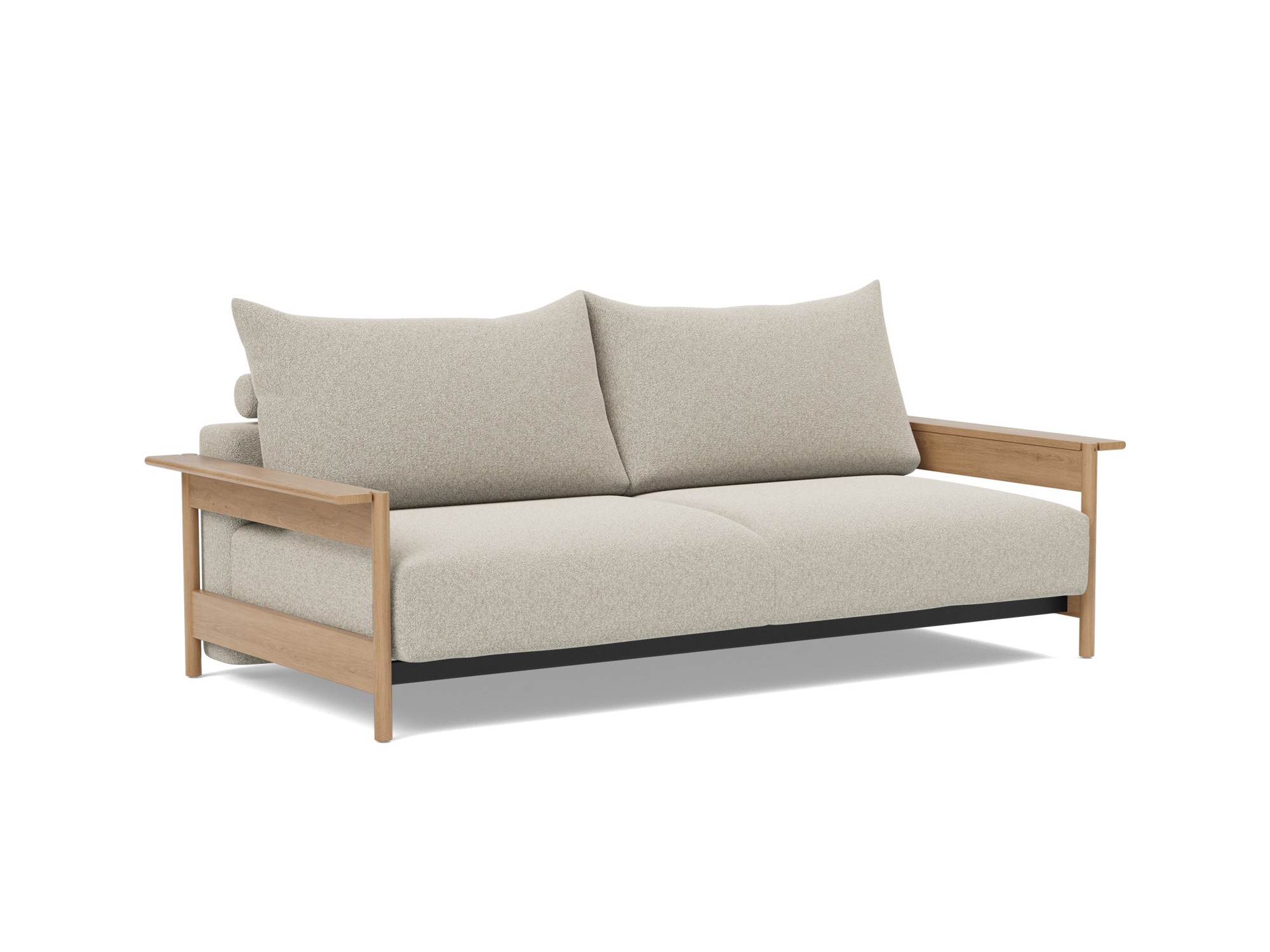 Schlafsofa Malloy Wood Boucle Skandi 539-Beige