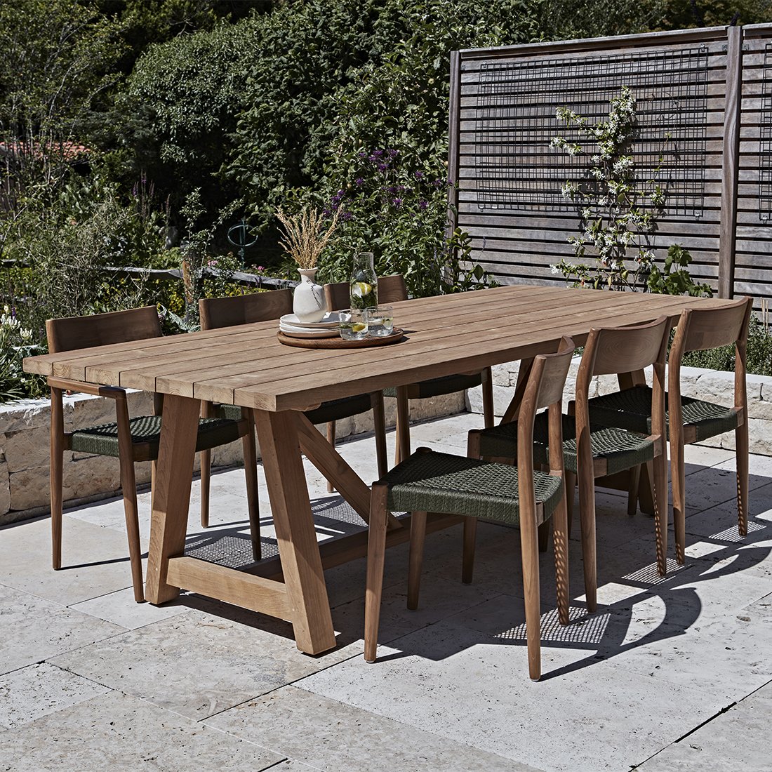 Raw Materials Soleado Teakholz-Gartentisch 200cm