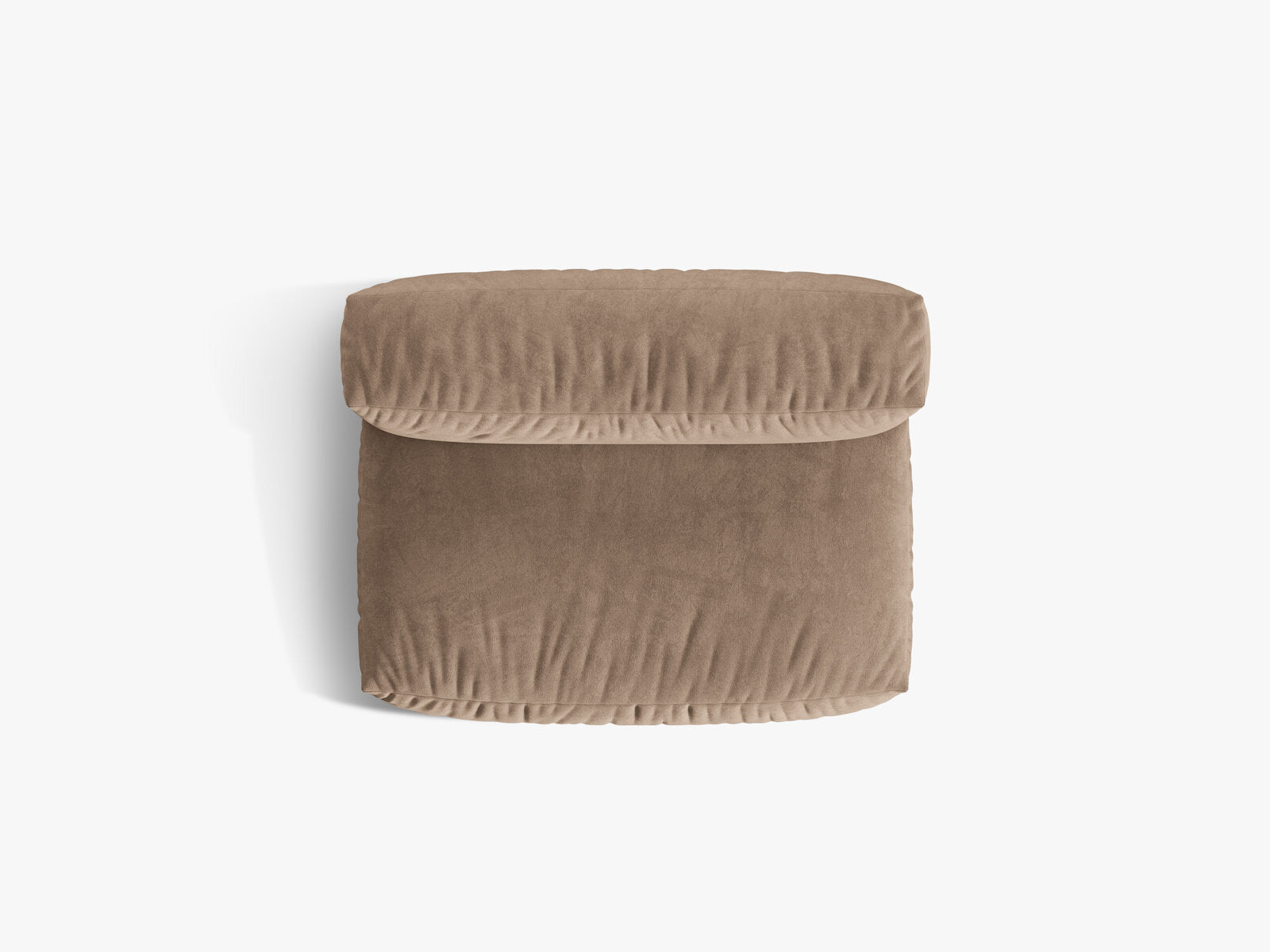 Micadoni Modul Martina 1-Sitzer Groß Samt Vogue Dunkelbeige