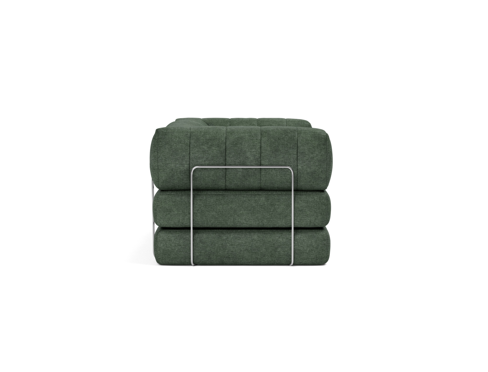 Schlafsofa CozyPad mit Armlehnen Flachgewebe Avella 281-Pine-Green