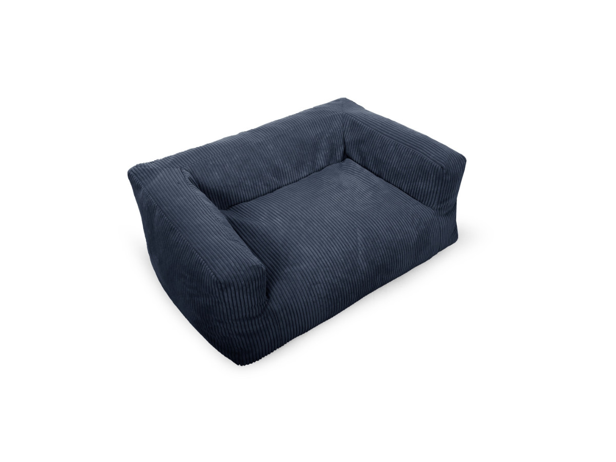Bobochic Salto Hundekorb Cordsamt Dunkelblau, Größe L (90 cm)