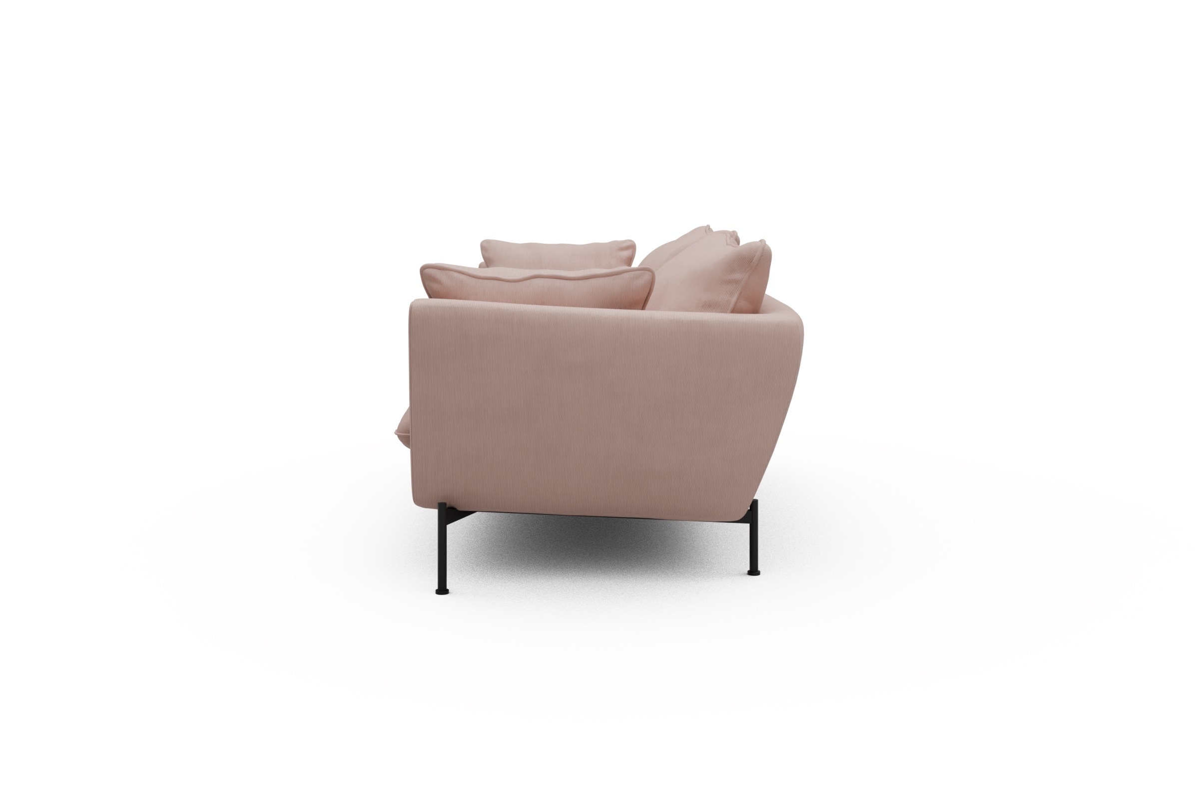 Sofa Anton PREMIUM 2-Sitzer Cordufine-Blush