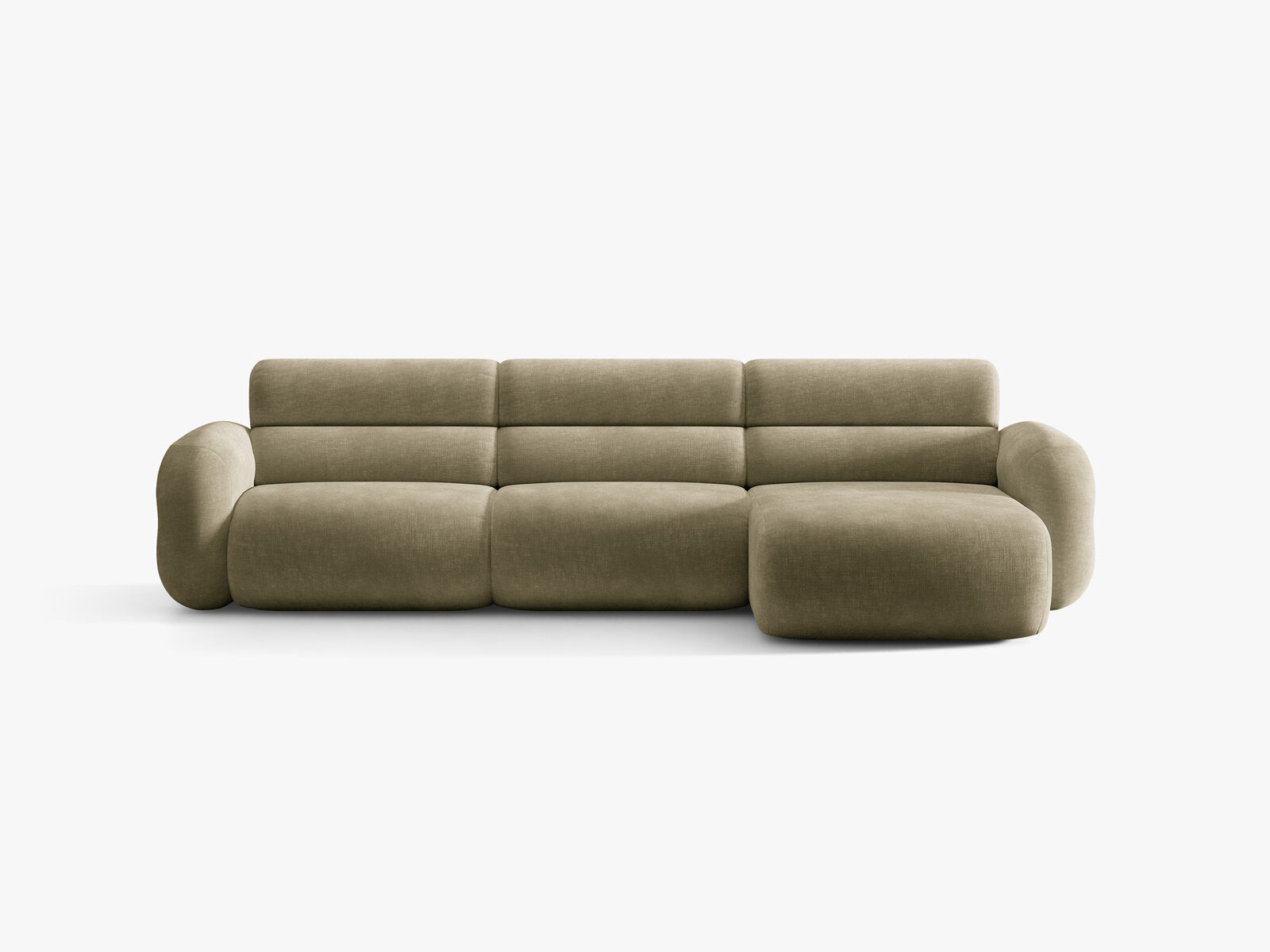 Micadoni Neo Ecksofa 4-Sitzer Rechts Chenille Golden Hellolive
