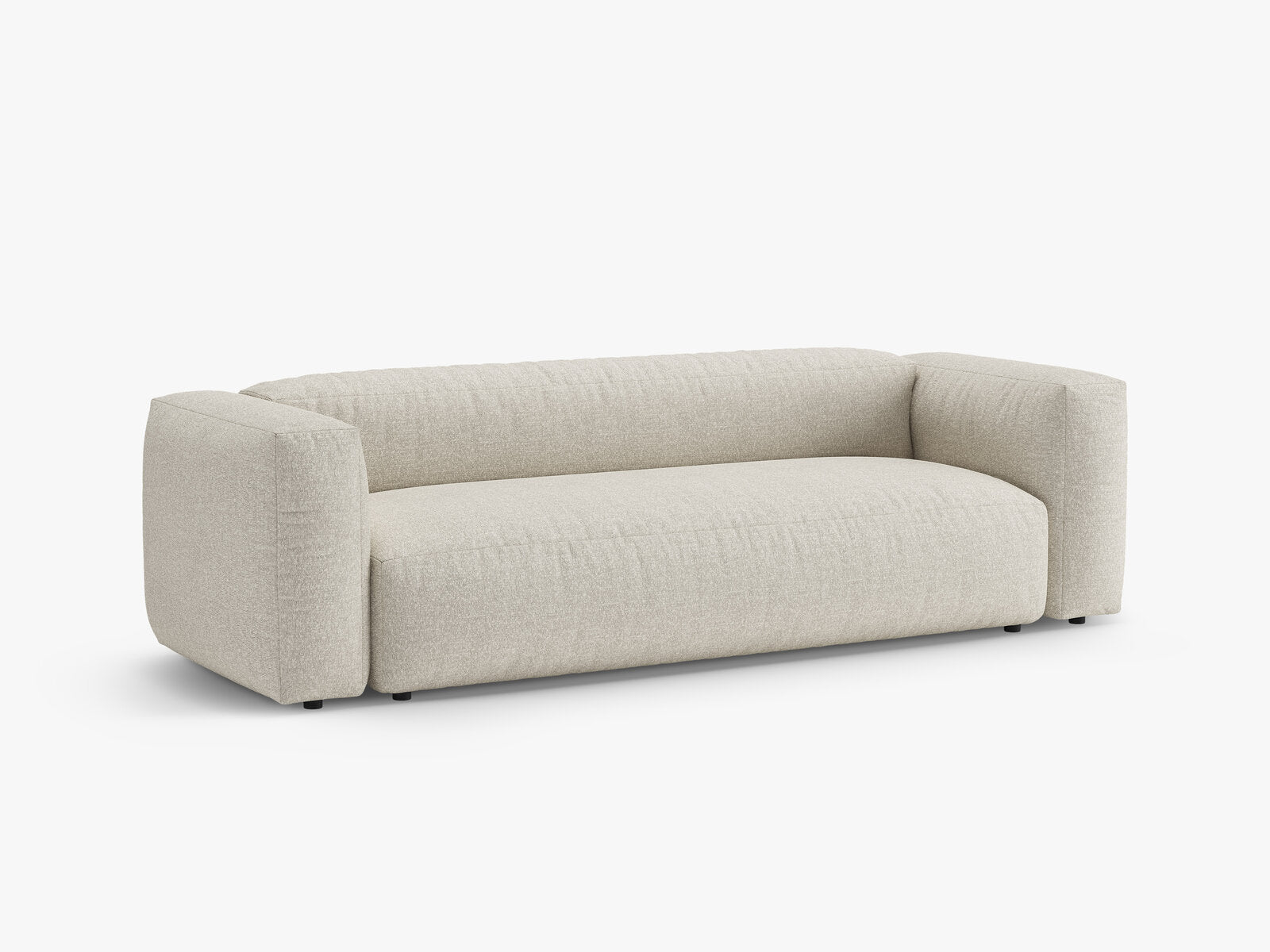 Micadoni Martina Schlafsofa 3-Sitzer Boucle Monet Beige