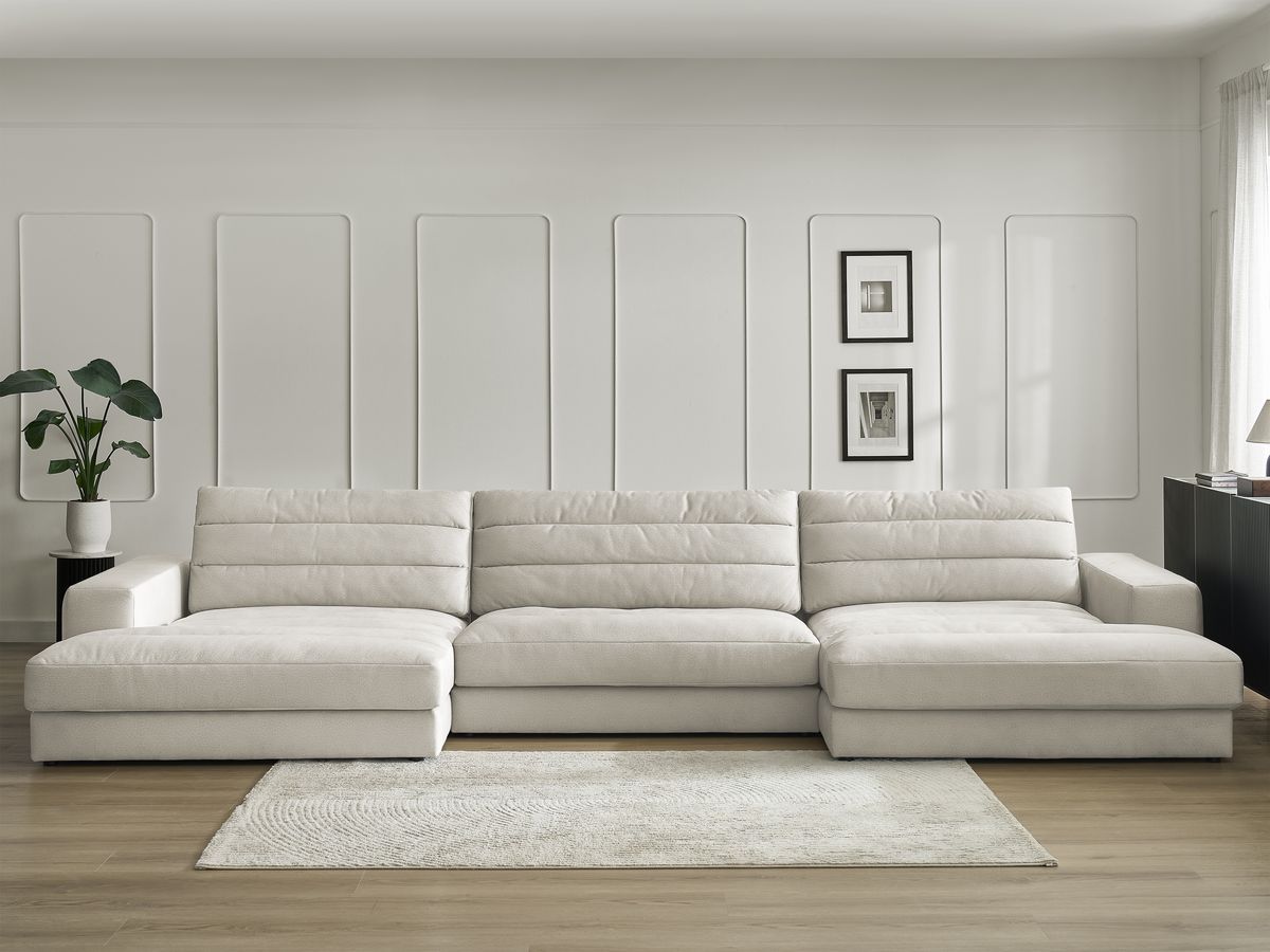 Bobochic Sierra Wohnlandschaft Samt Beige