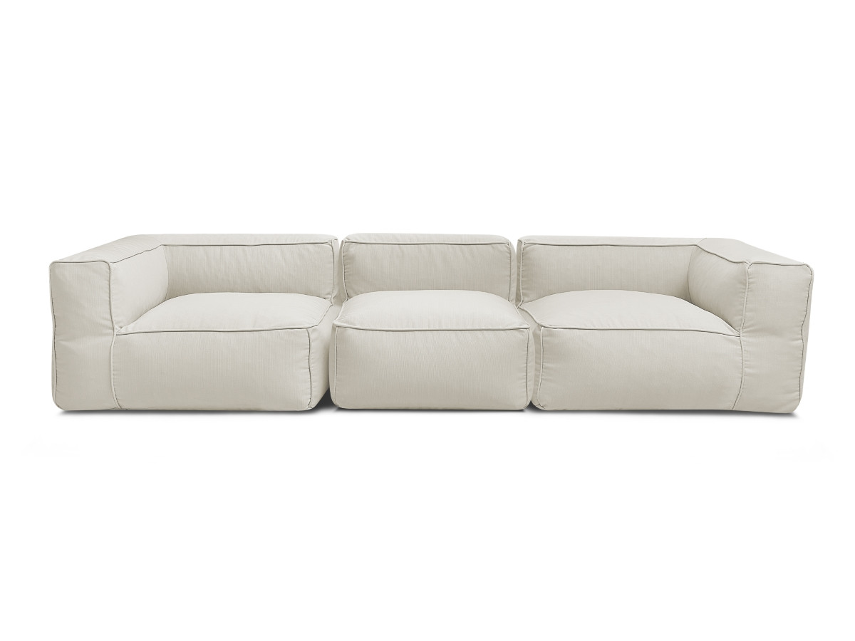 Bobochic Giulia Gartensofa 3-Sitzer Stoff Beige