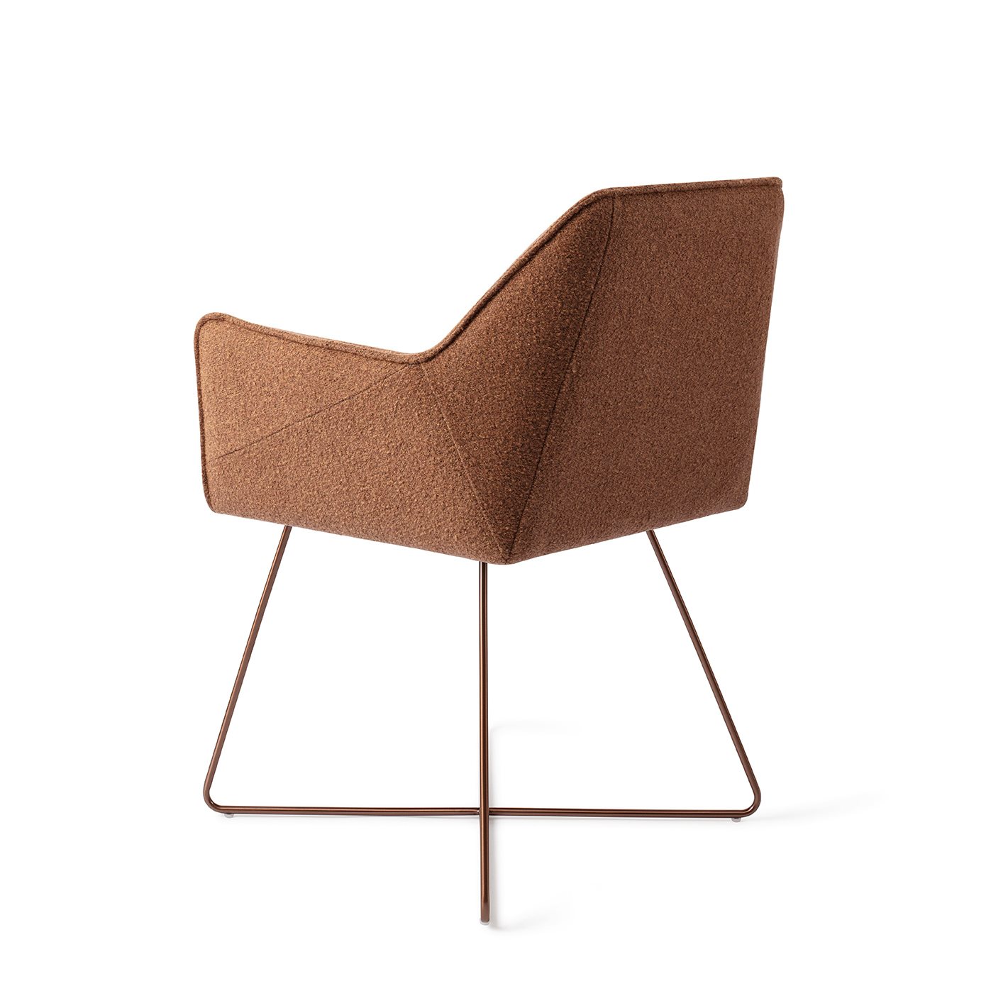 Jesper Home Esszimmerstuhl Tome Cinnamon-Bun Cross Rosa