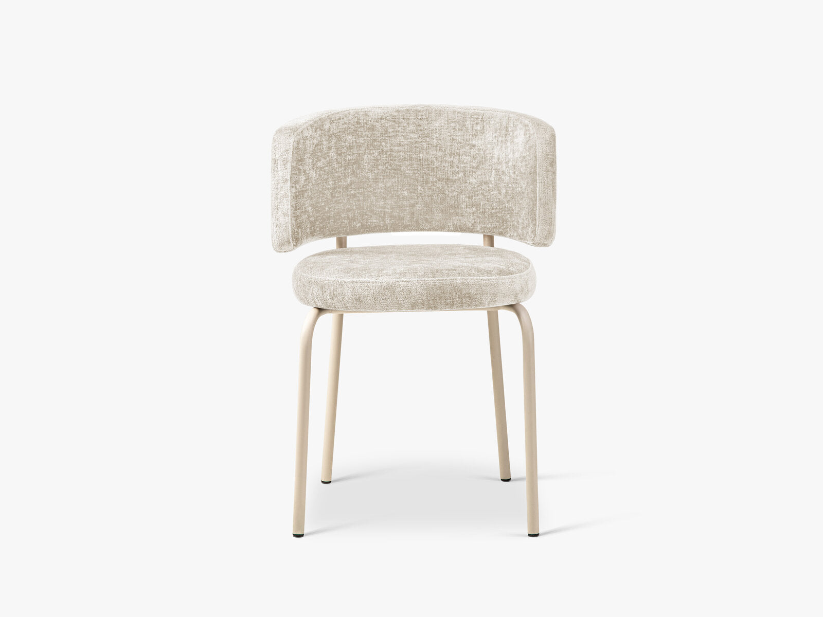 Micadoni Stuhl Dora Chenille Perfect Harmony Helles Beige Creme