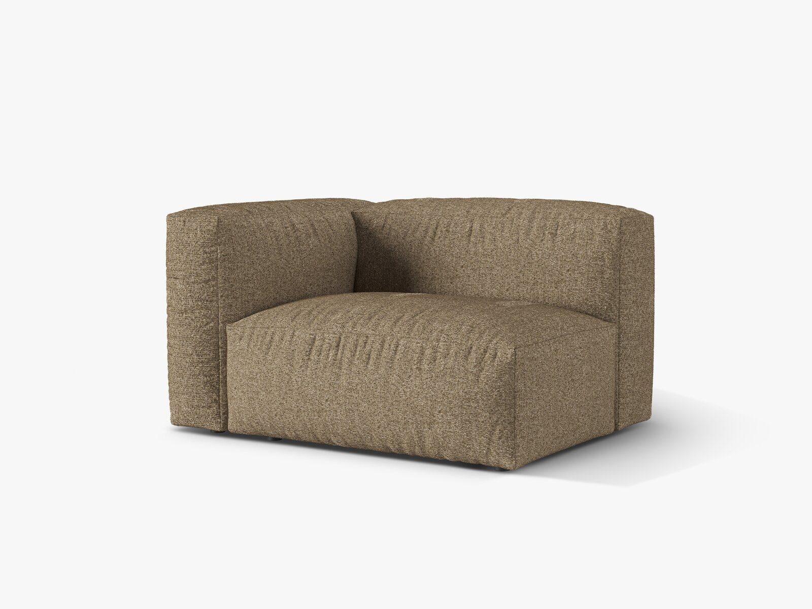 Micadoni Eckmodul Martina 1-Sitzer Links Boucle Monet Cappuccino