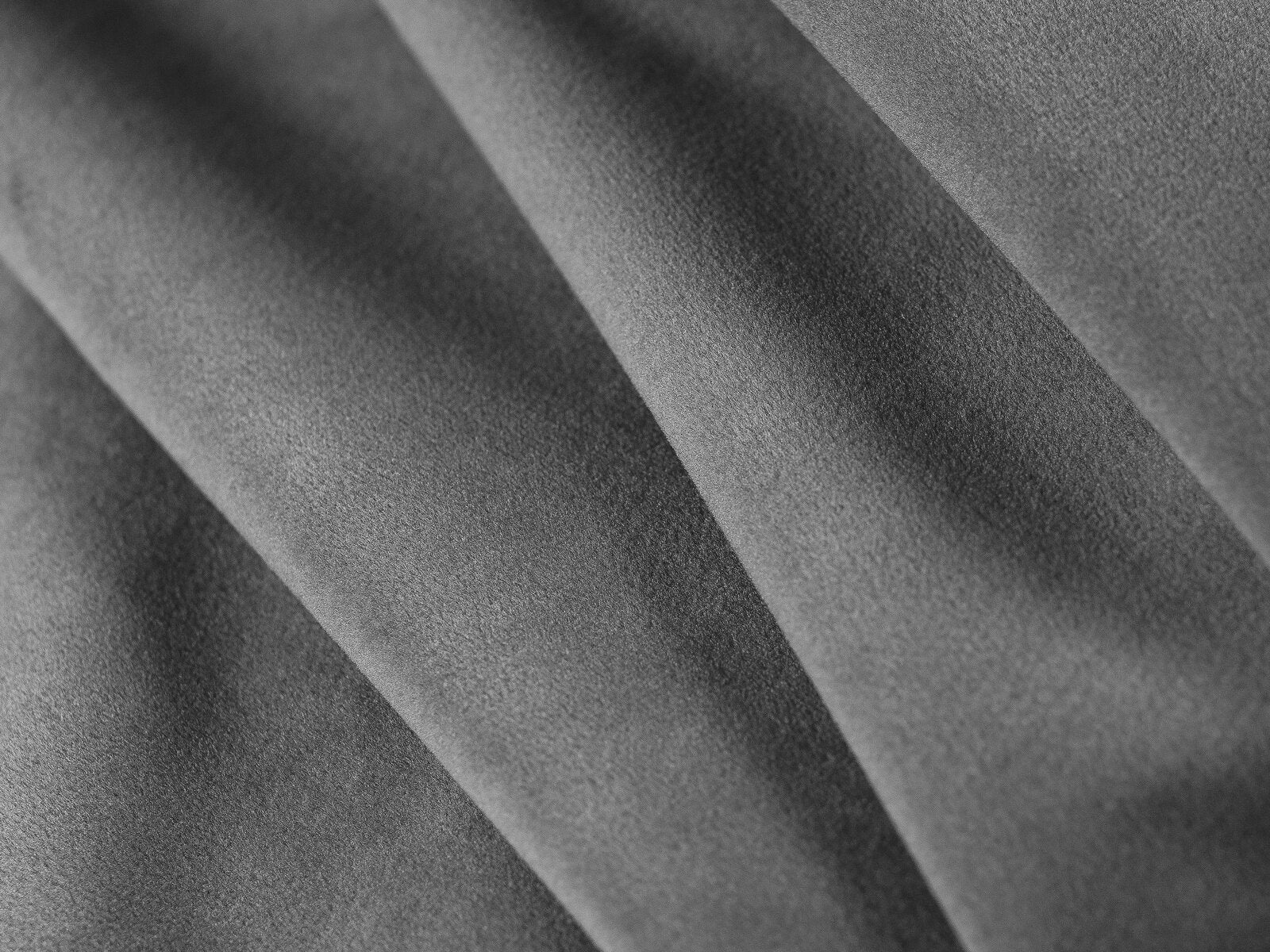 Micadoni Sofa Lupine 3-Sitzer Samt Salvador Grau