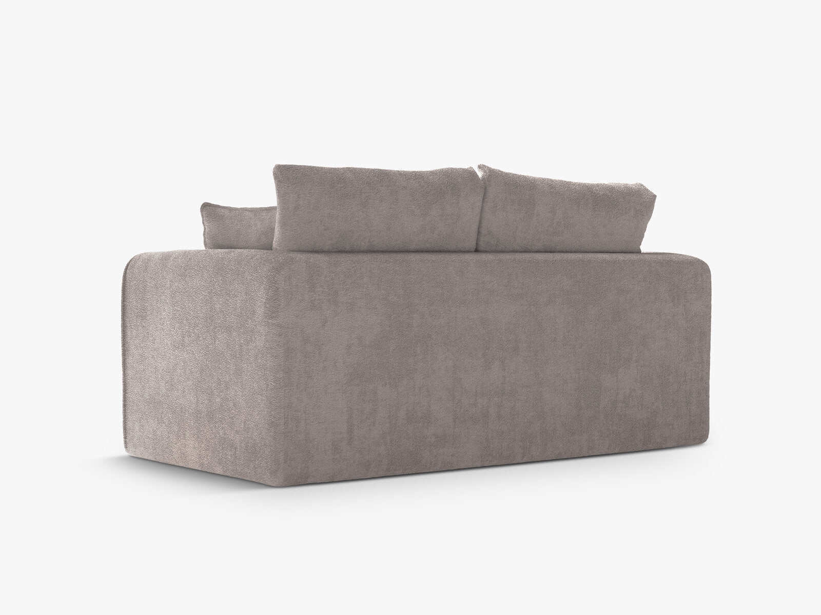 Micadoni Sofa Lido 2-Sitzer Boucle Warmes Grau