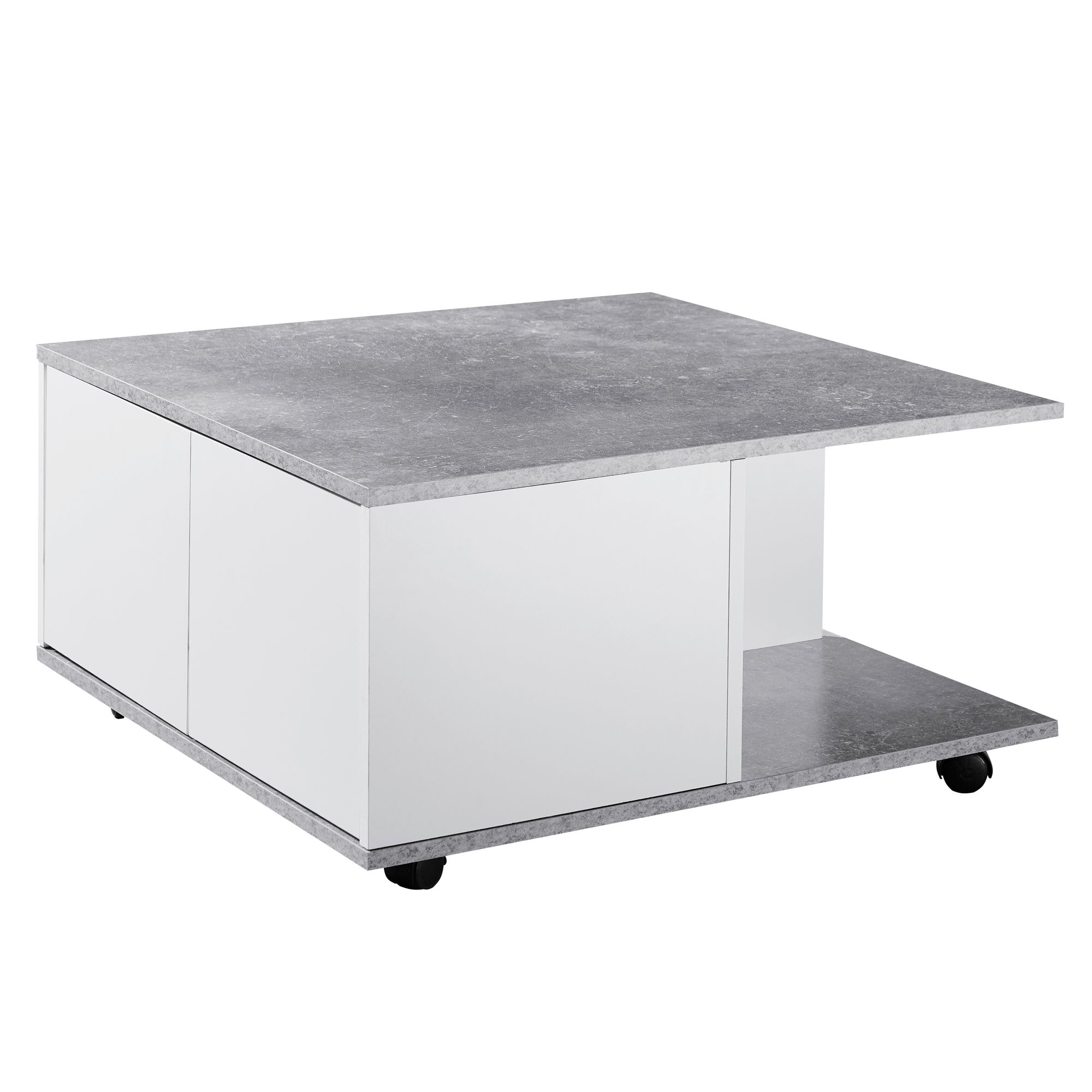 Couchtisch Spentrup Weiß 70 × 70 × 36,5 cm