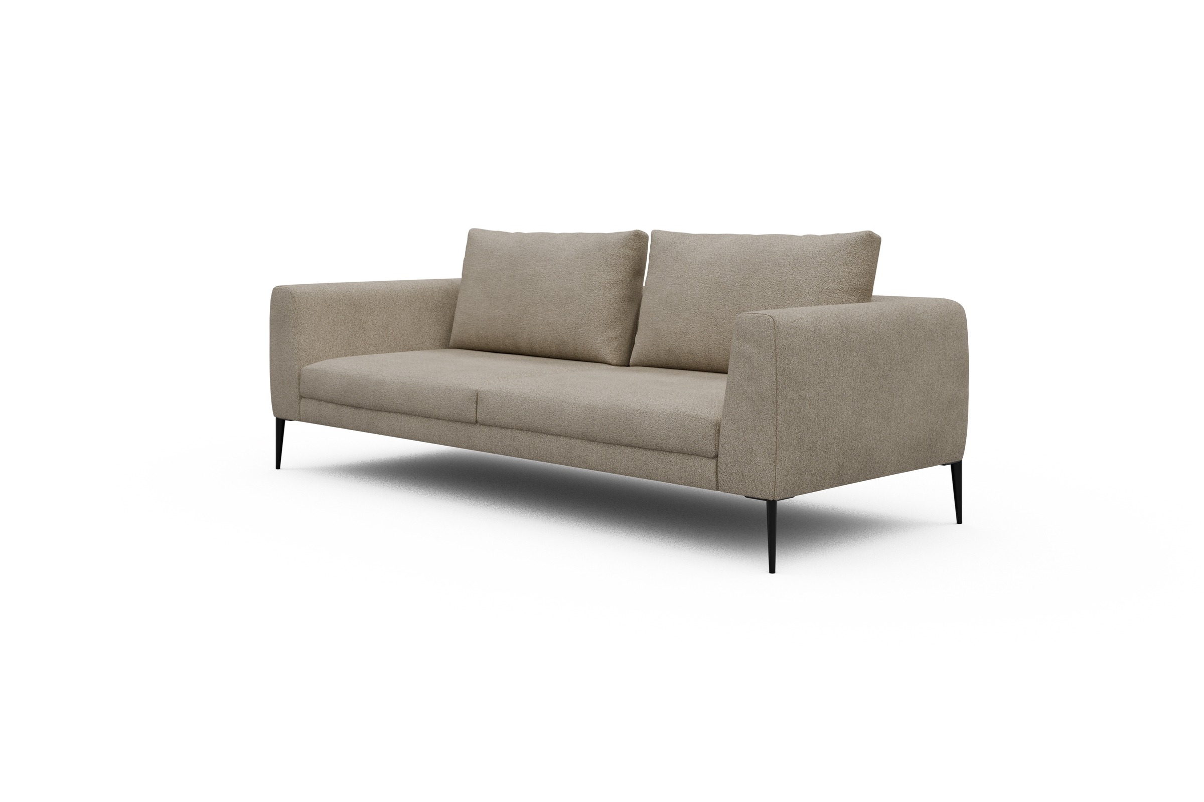 Sofa Paul 3-Sitzer Boucle-Beige
