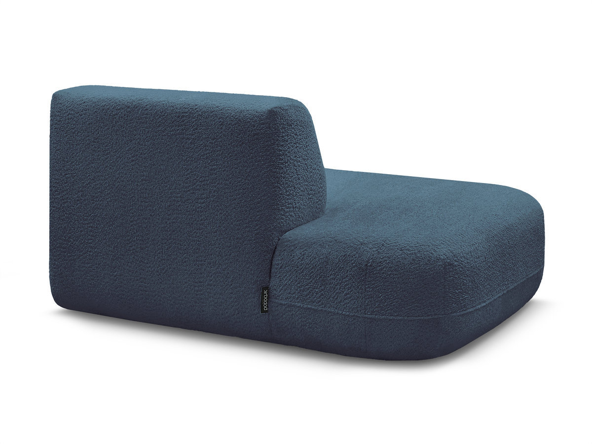 Bobochic Anda Sofamodul 2-Sitzer Chenille Hellblau Ecke links