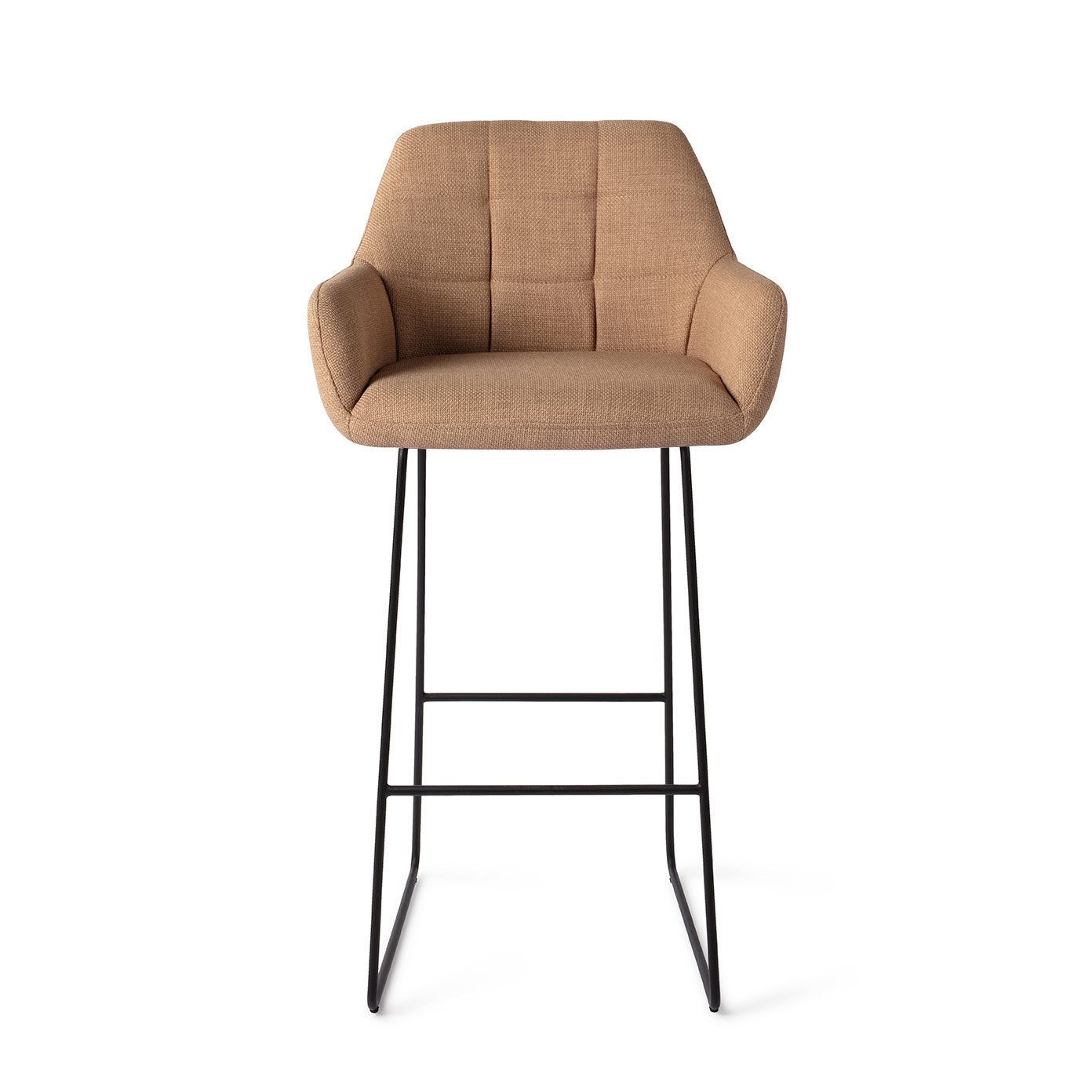 Jesper Home Barhocker Noto Toasted-Toffee Slide Schwarz Tresenhöhe (65cm) moebelfaktor