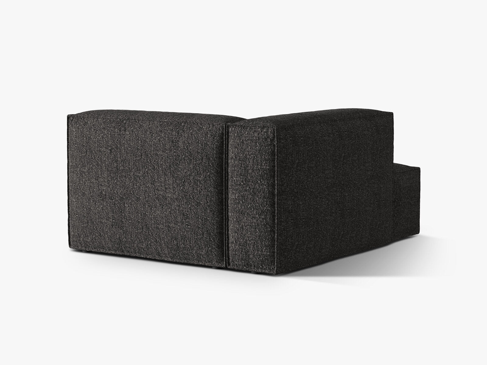 Micadoni Recamiere Nuria 1-Sitzer Links Boucle Anthrazit