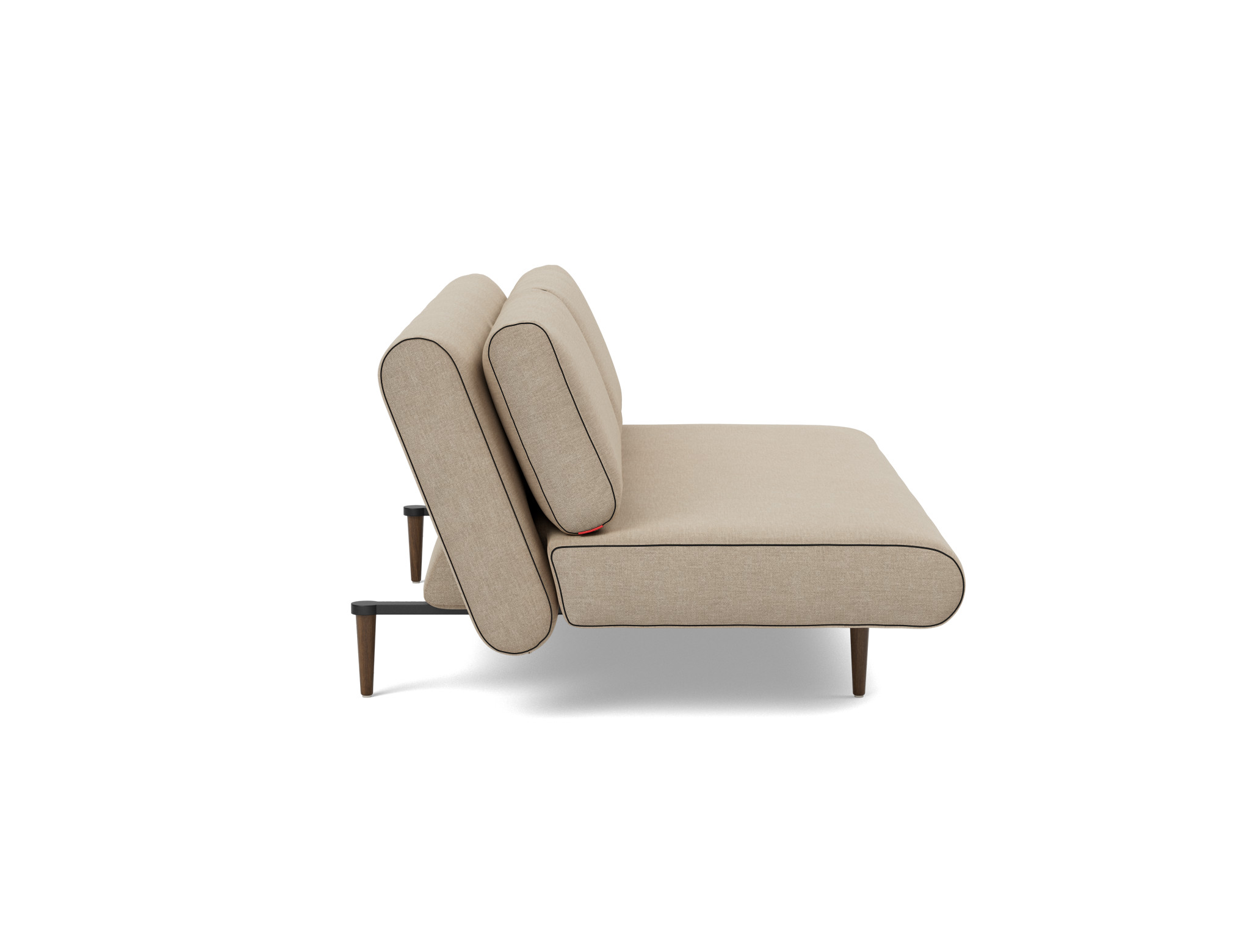 Schlafsofa Unfurl Lounger Flachgewebe Phobos 587-Mocha