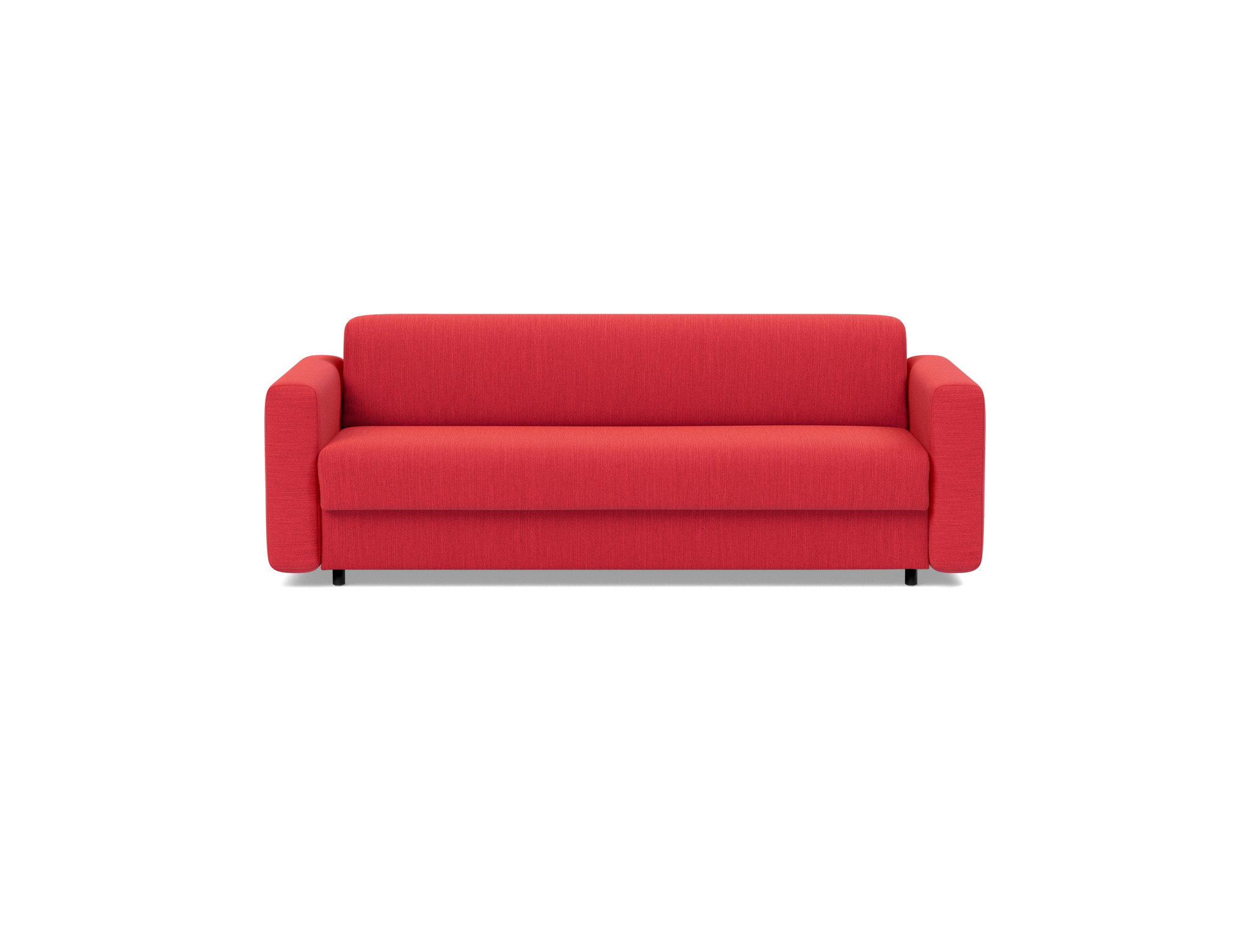 Schlafsofa Killian mit Memory-Matratze 160 Flachgewebe Elegance 511-Red