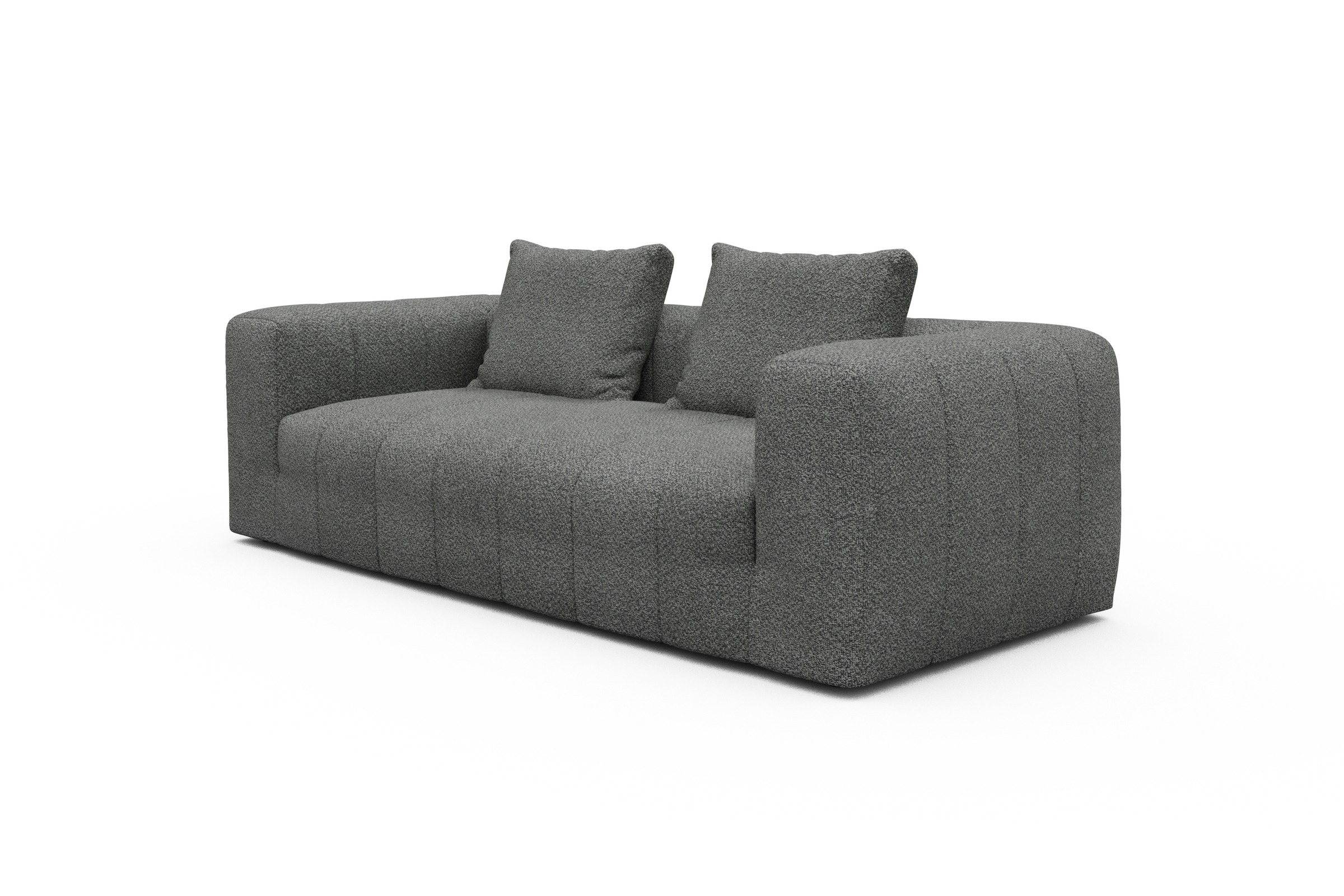 Sofa Hugo 3-Sitzer Vanora-Warm-Grey