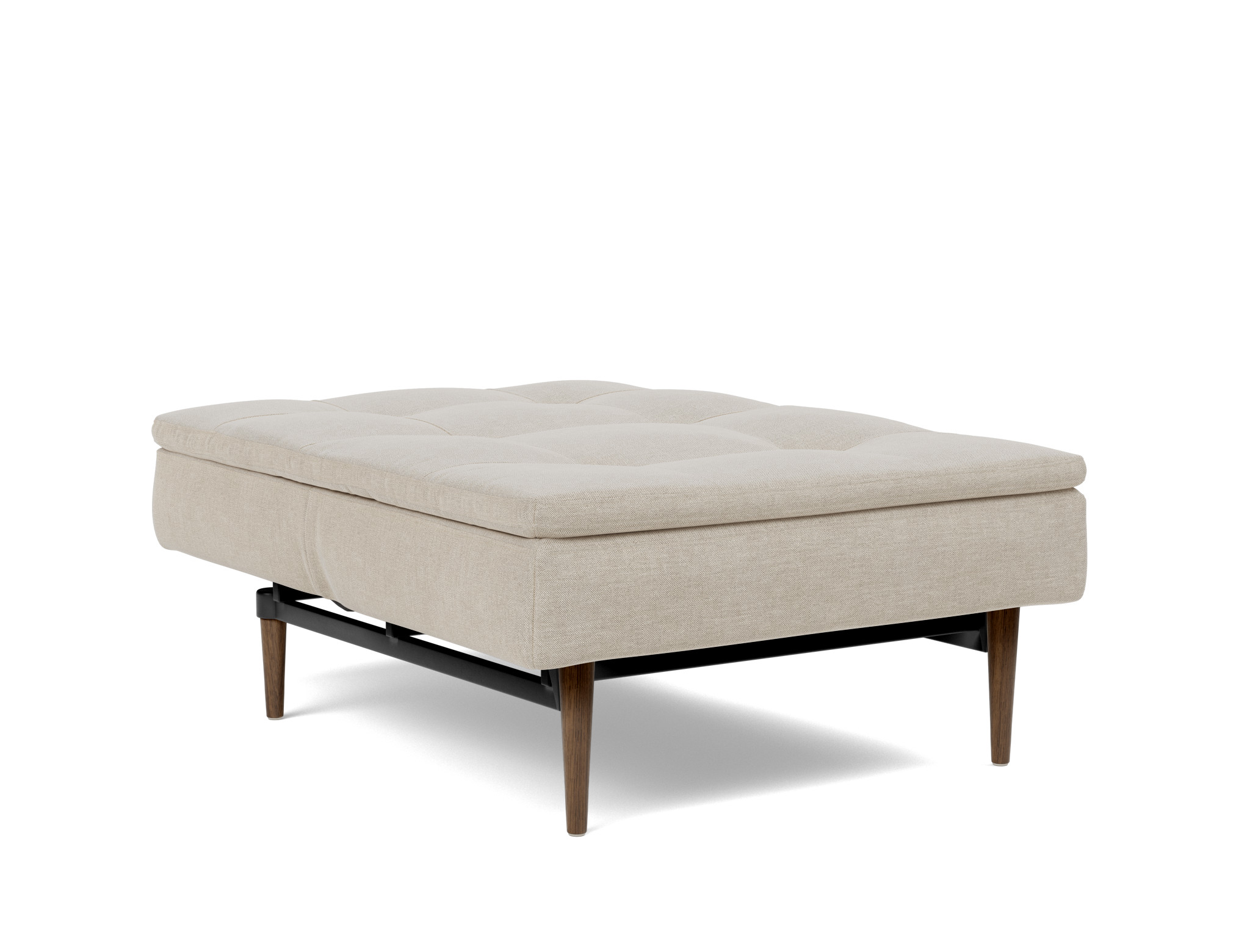 Sessel Dublexo Flachgewebe Phobos 586-Latte Beine Styletto Eiche dunkel