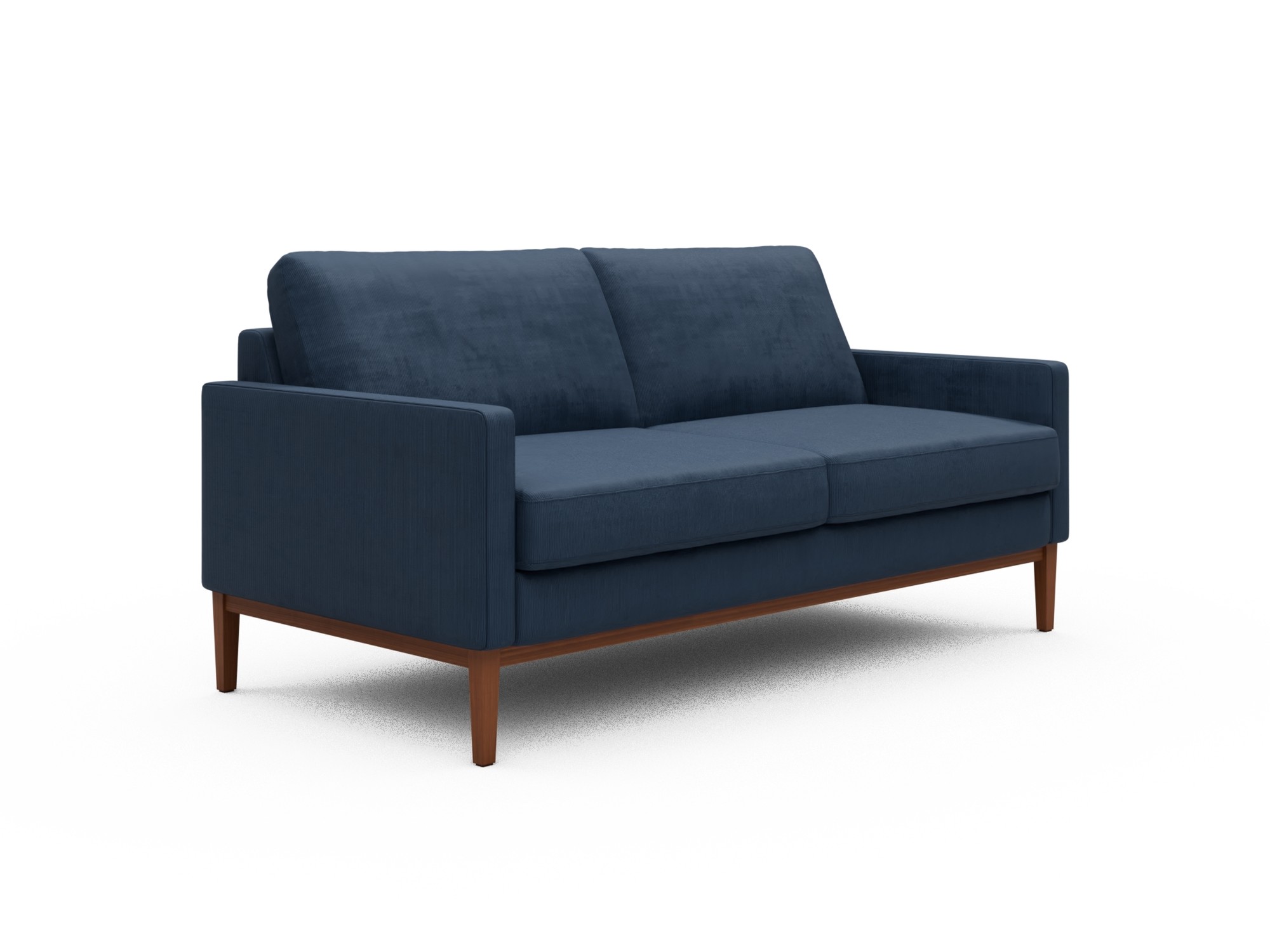 Skandi Home Sofa Bodo 2,5-Sitzer Cordufine-Royal-Blue moebelfaktor