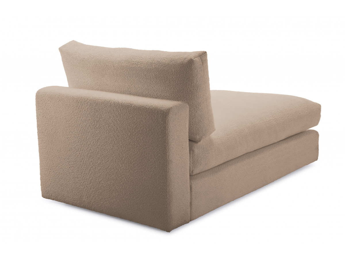 Bobochic Paris Méridienne-Modul Bouclé-Stoff Braun