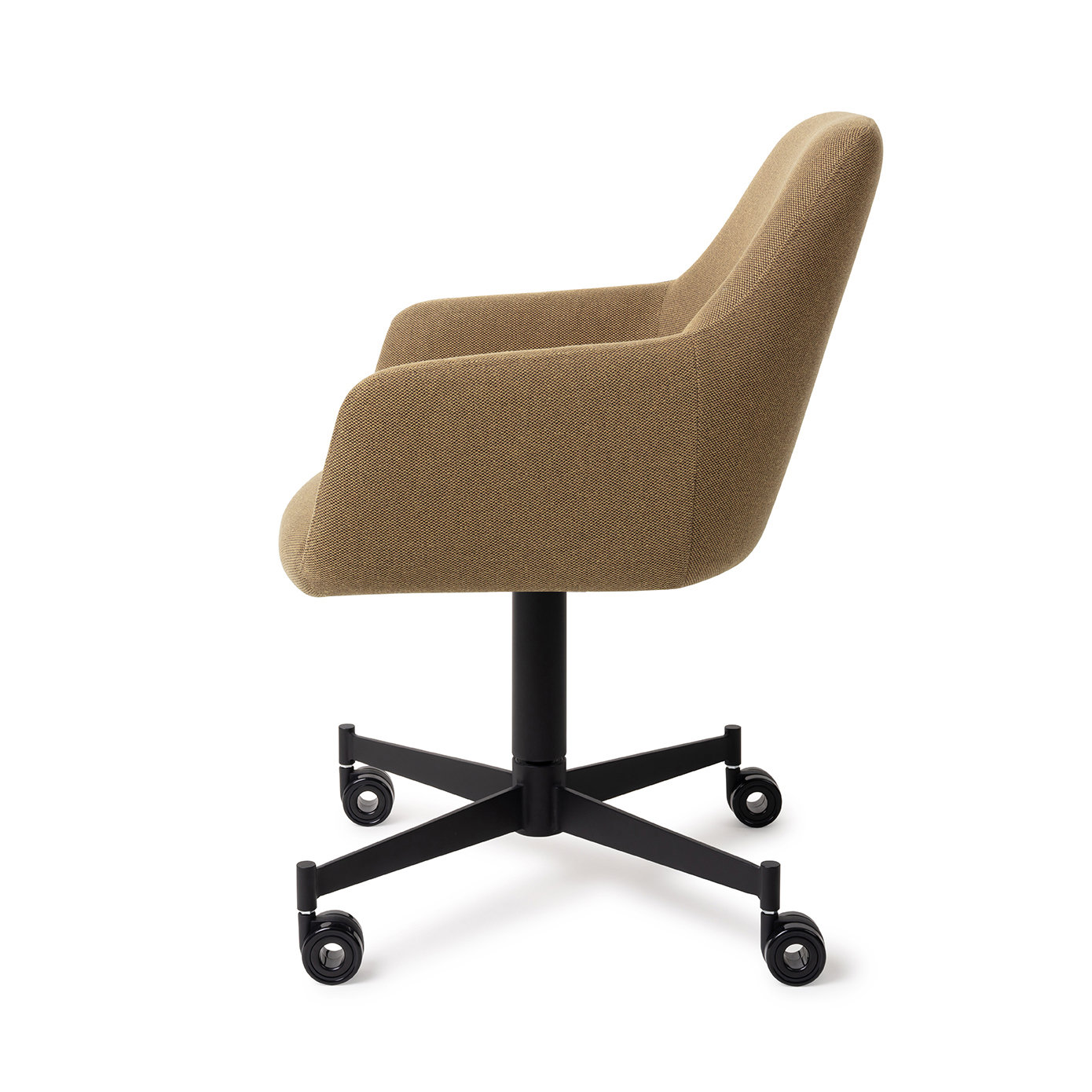 Jesper Home Esszimmerstuhl Hiroo Willow Caster Schwarz