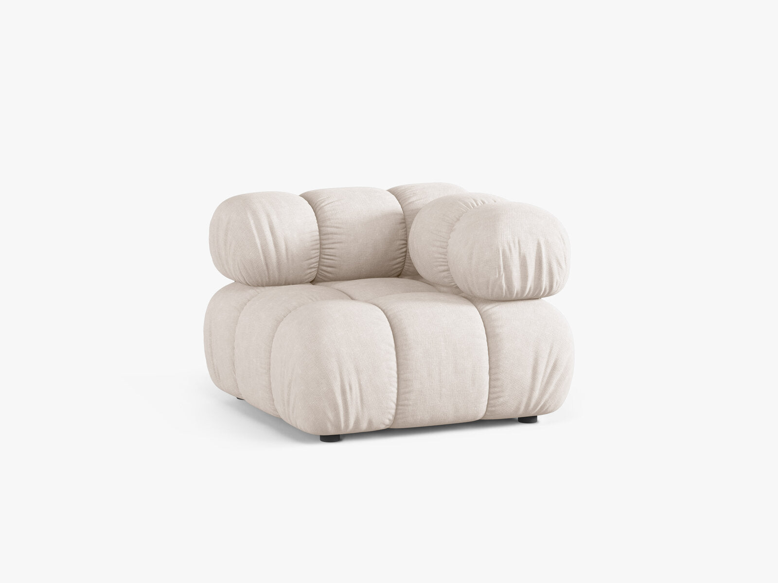 Micadoni symmetrisches Eckmodul Bellis Strukturierter Stoff Liberty Beige